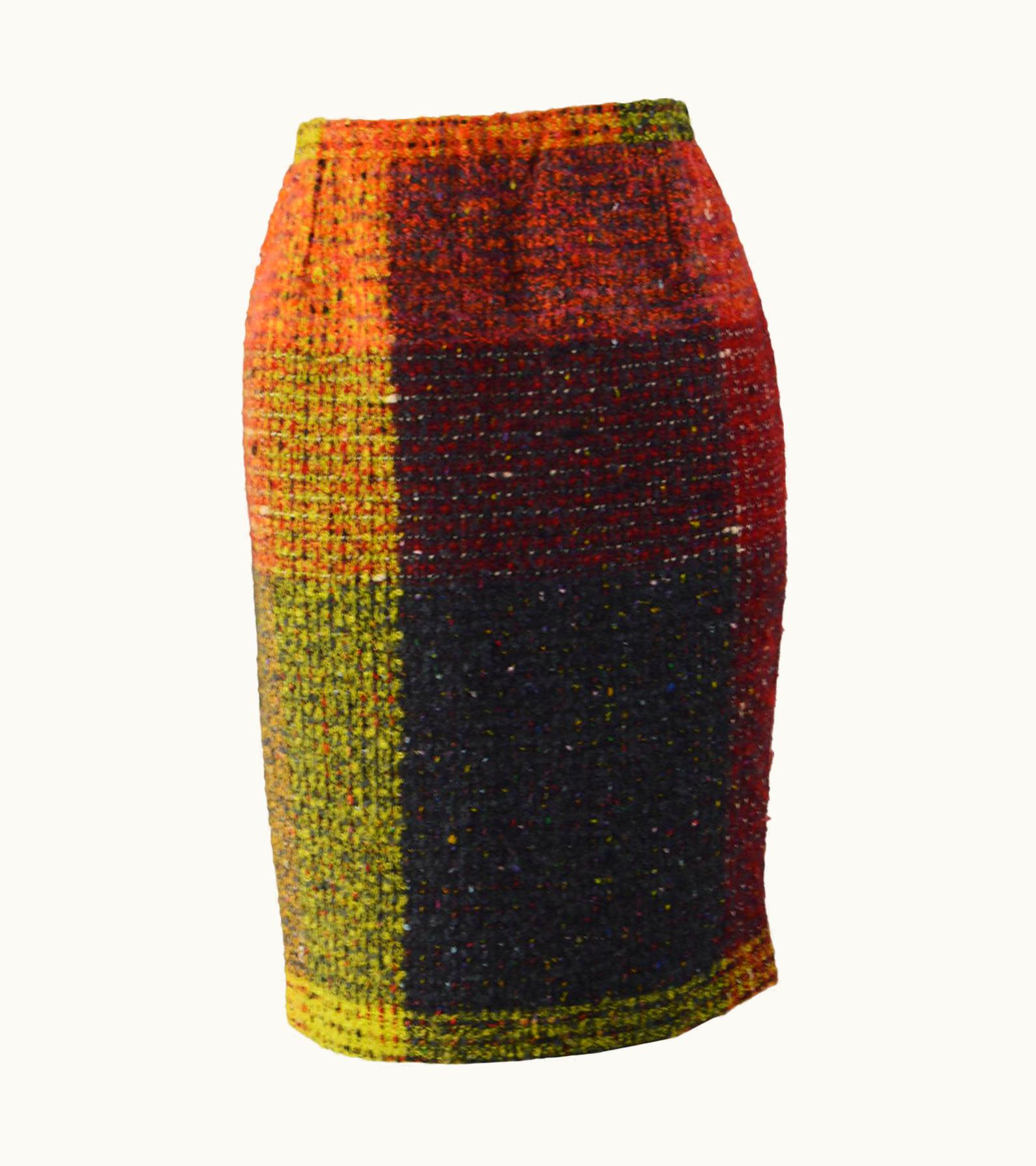 Christian Lacroix Christian Lacroix Vintage Wool Boucle Skirt
