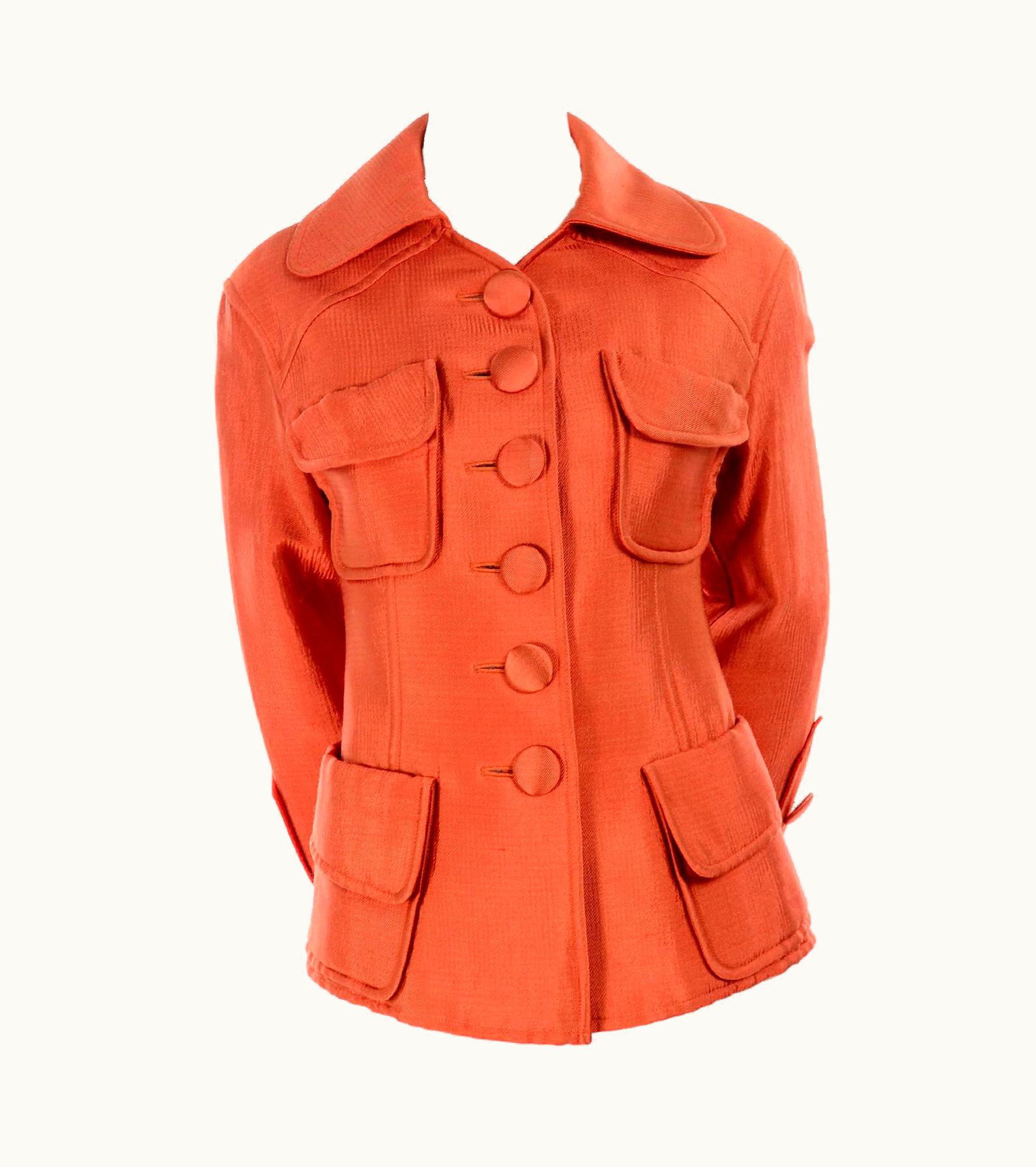 Christian Lacroix Christian Lacroix Paris Vintage Orange Jacket