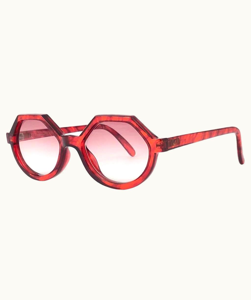 Christian Lacroix Vintage Christian Lacroix Translucent Red Sunglasses 1980