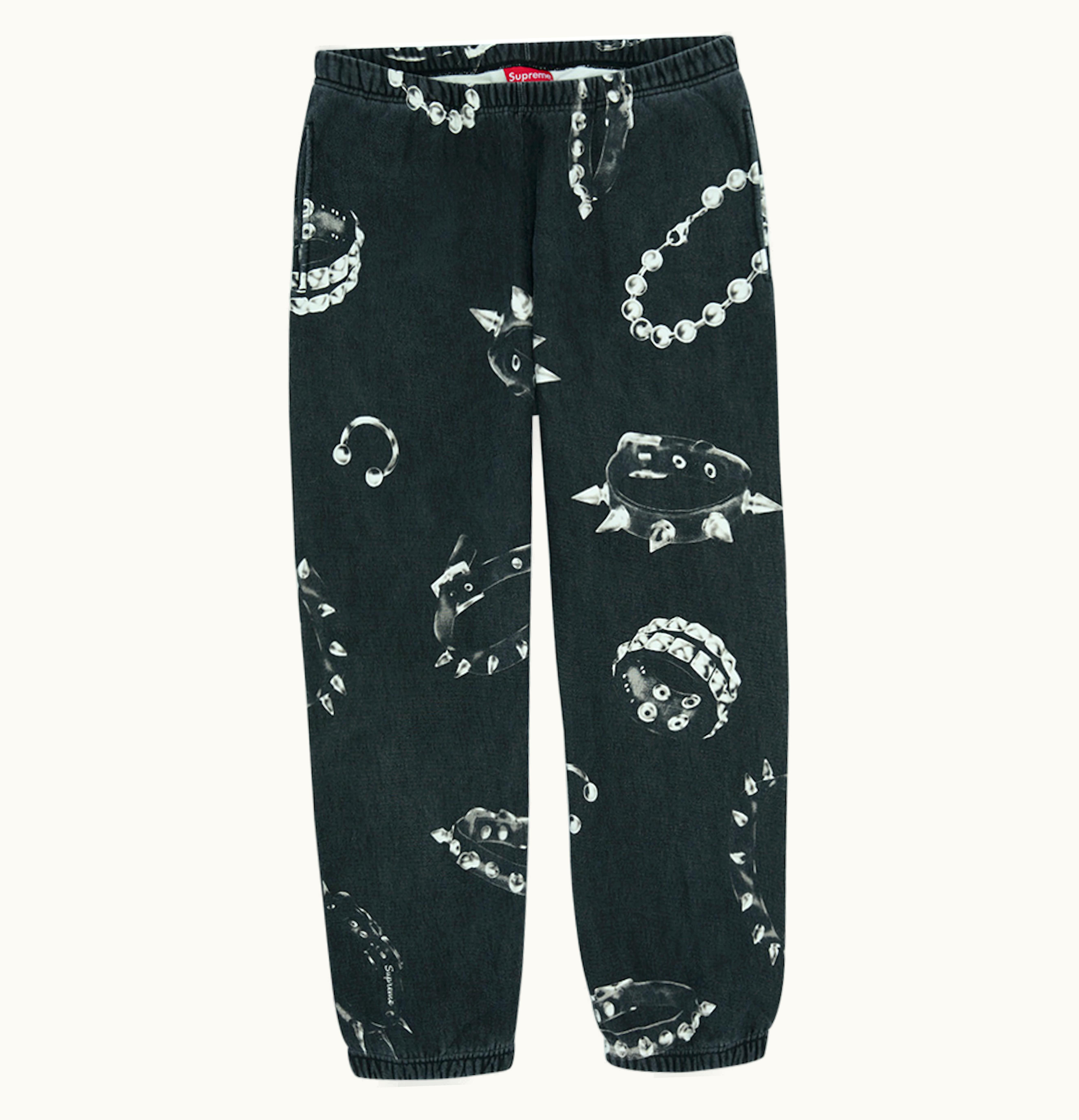 Supreme Supreme Studded Collars Sweatpant Black