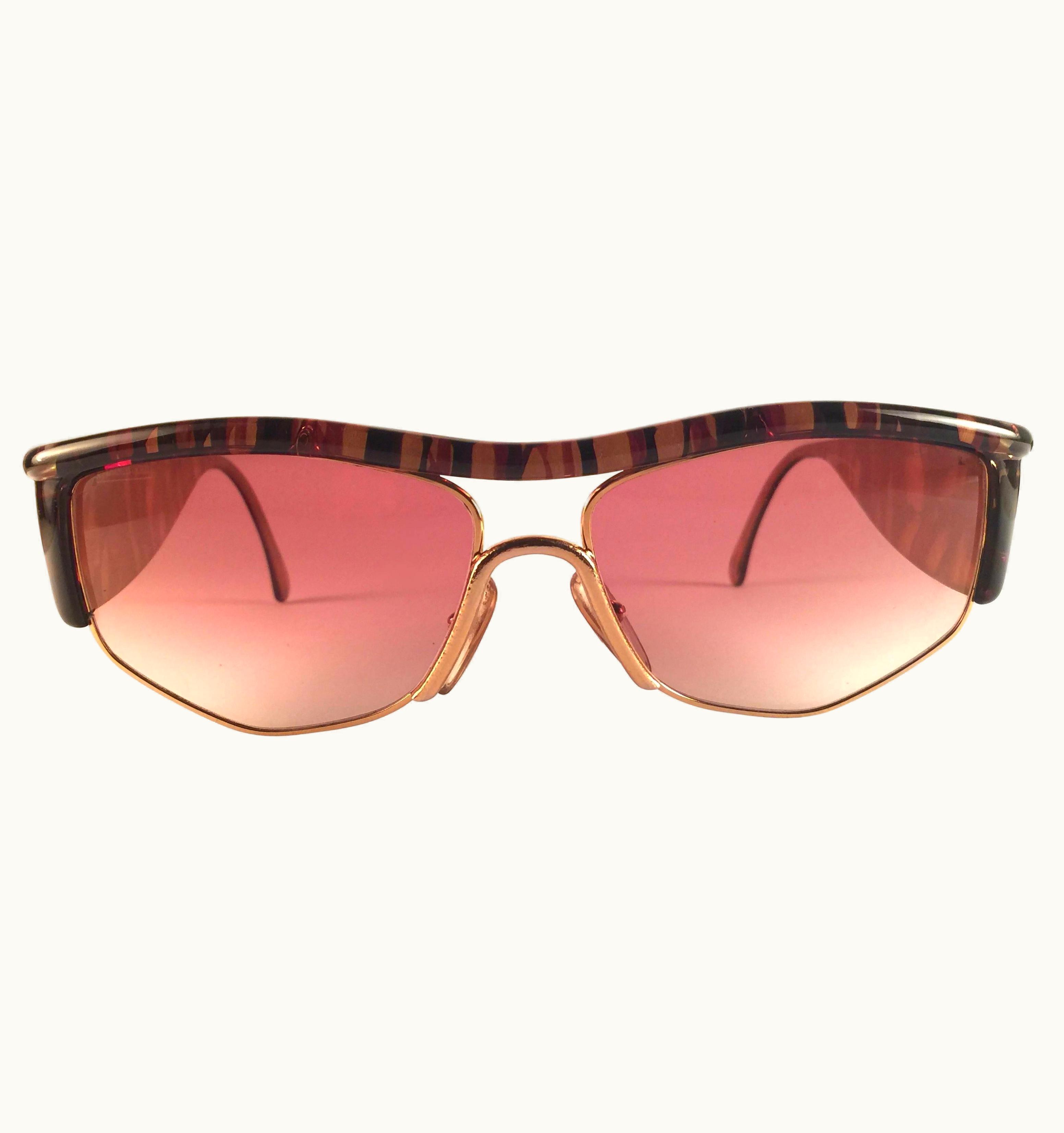 Christian Lacroix Vintage Christian Lacroix Gold Accents 1980 France Sunglasses