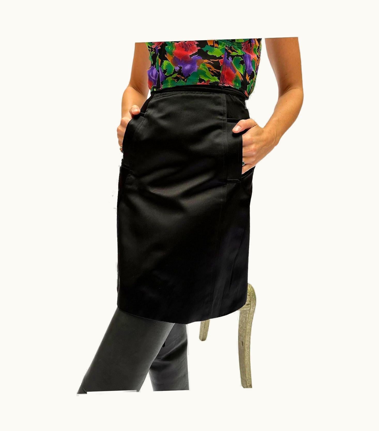 Christian Lacroix Vintage Christian Lacroix Satin Miniskirt
