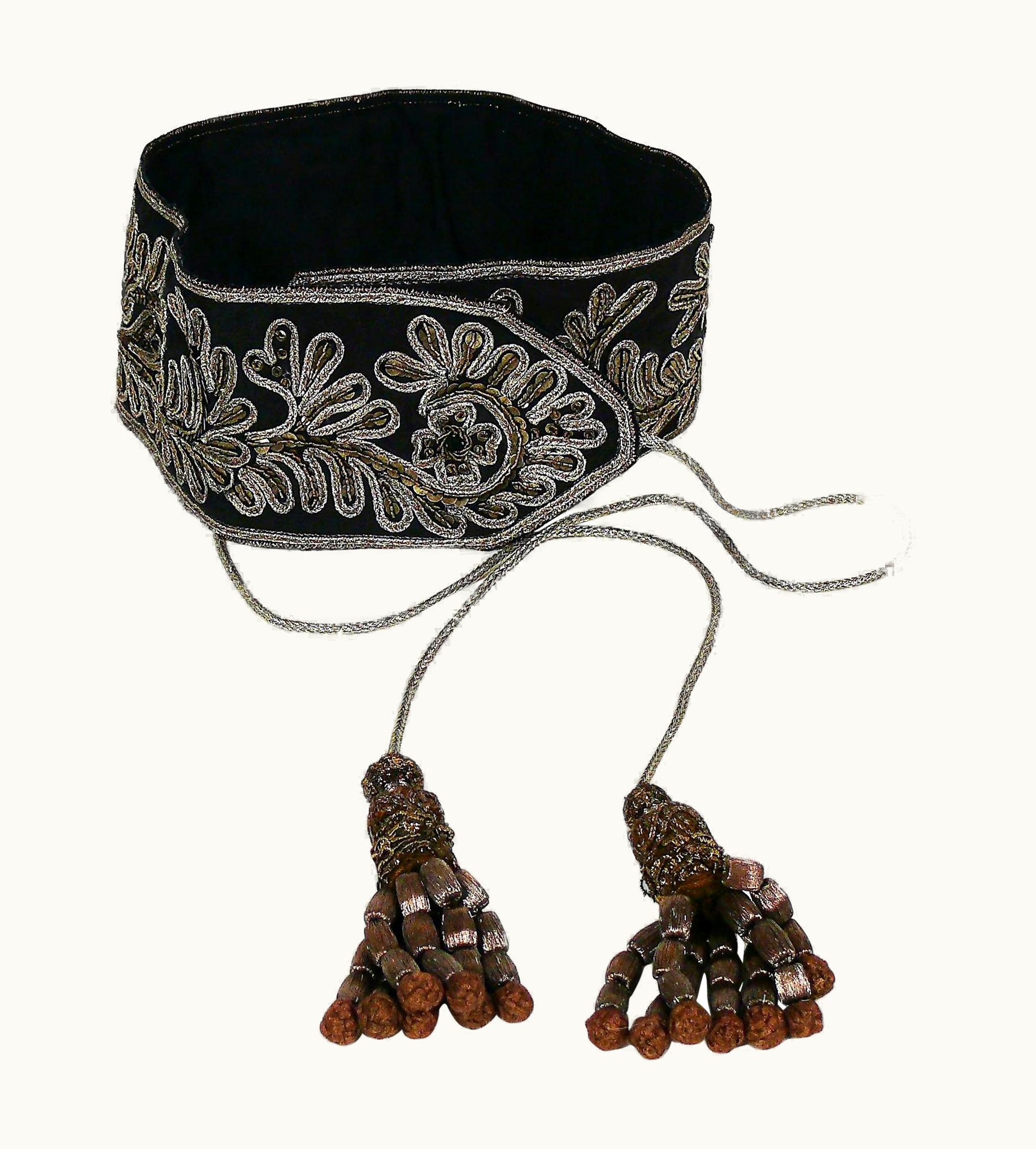 Christian Lacroix Christian Lacroix Vintage Sequined Obi Belt