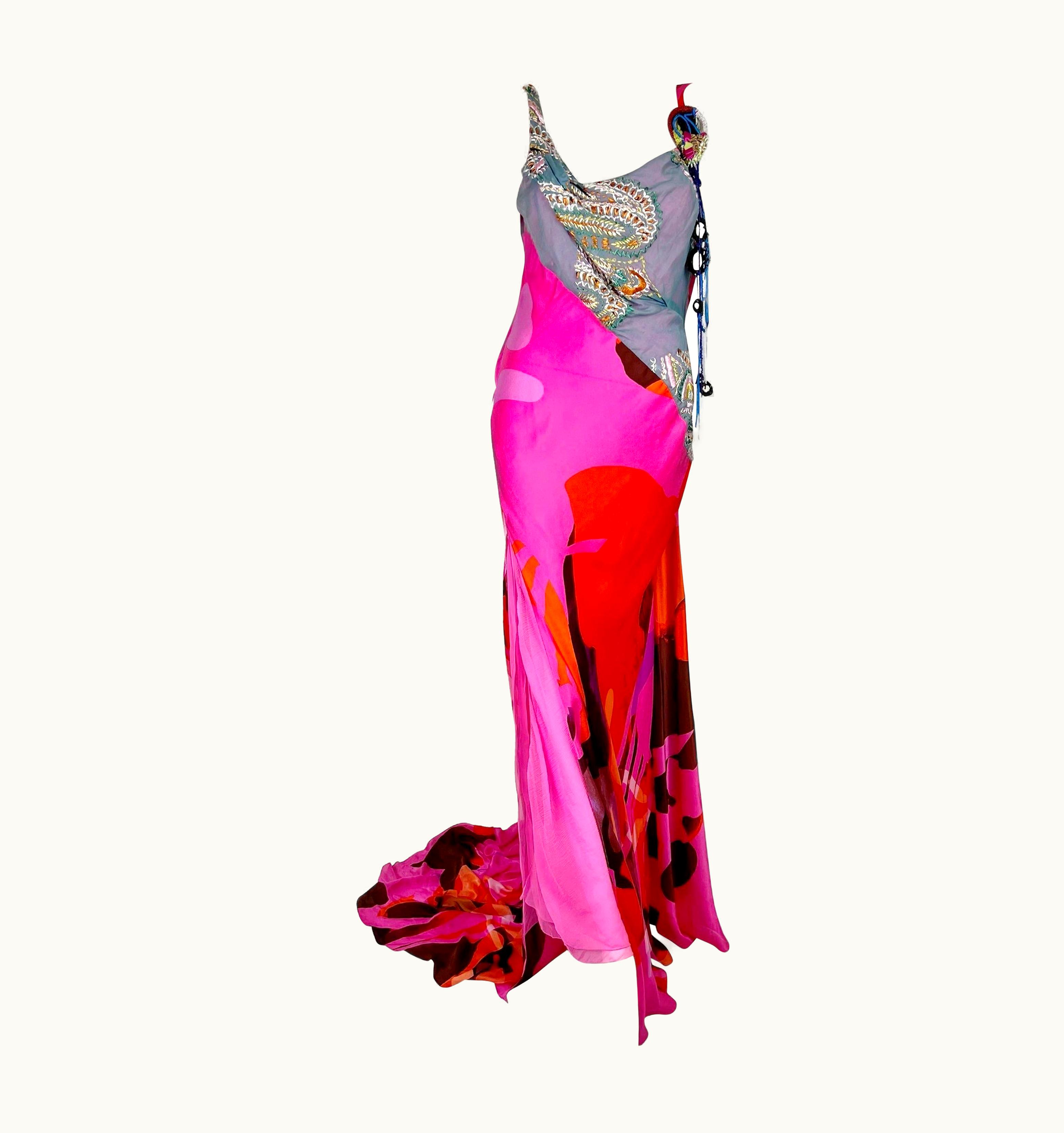 Christian Lacroix S/S 2003 Christian Lacroix Rtw Silk Gown