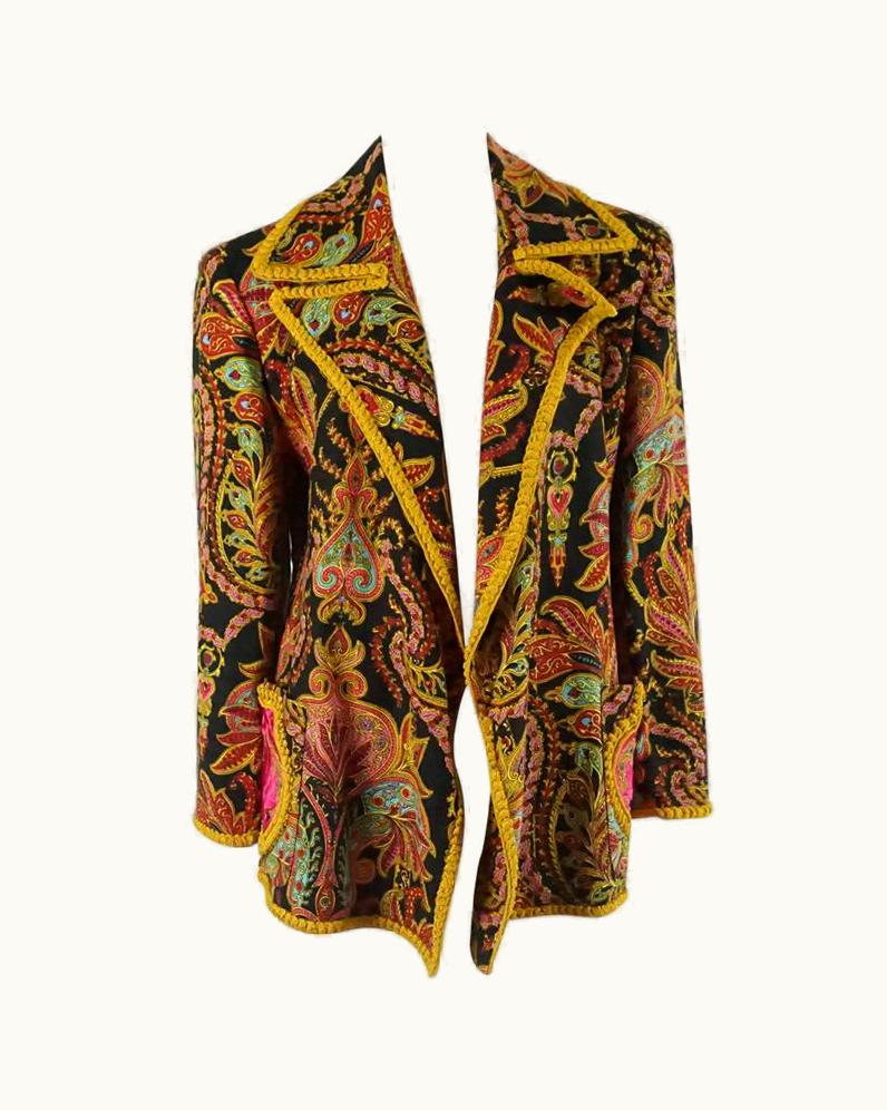 Christian Lacroix Christian Lacroix Multi Paisley Embroidered Jacket