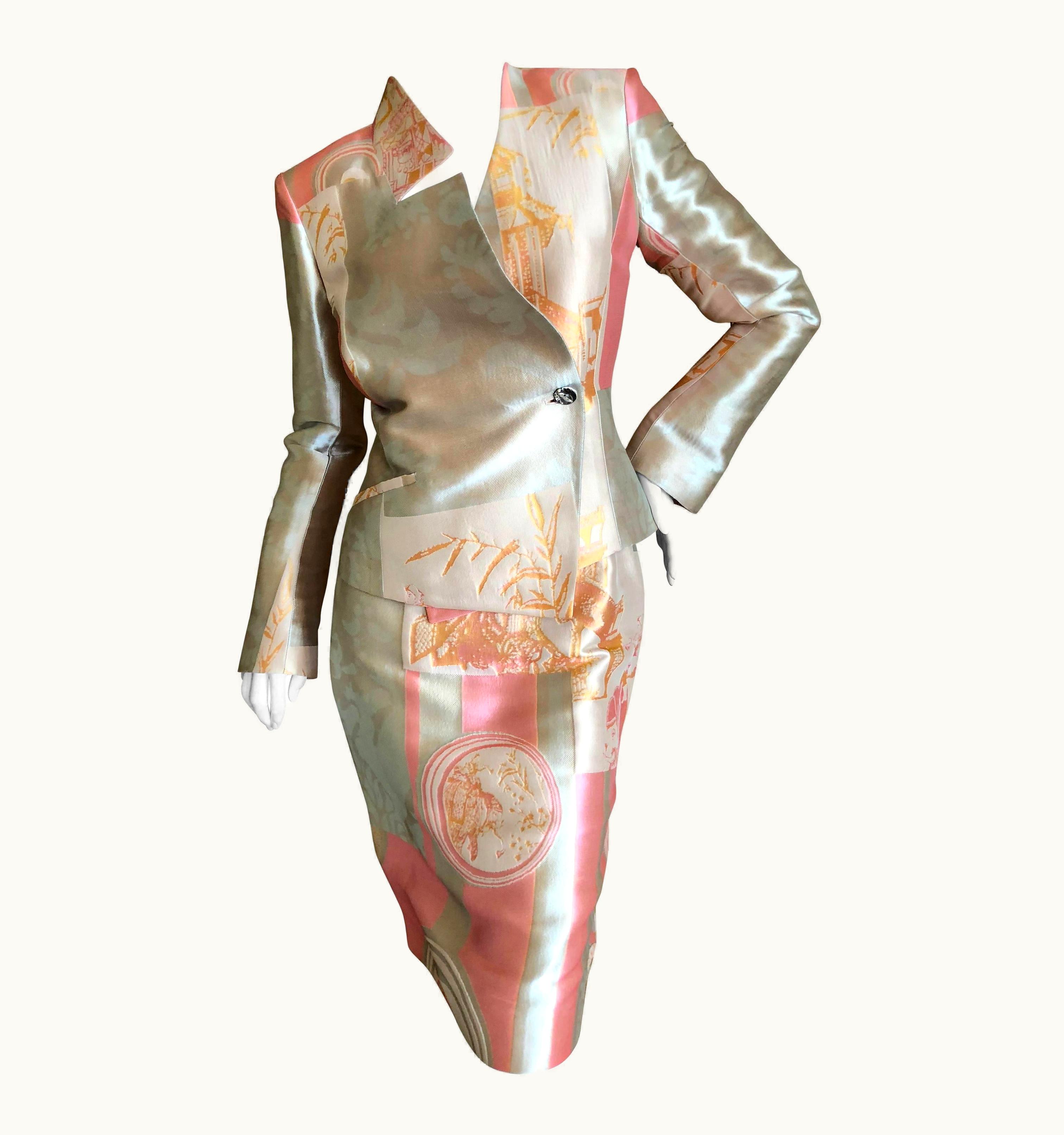 Christian Lacroix Christian Lacroix Shimmery Vintage Skirt Suit