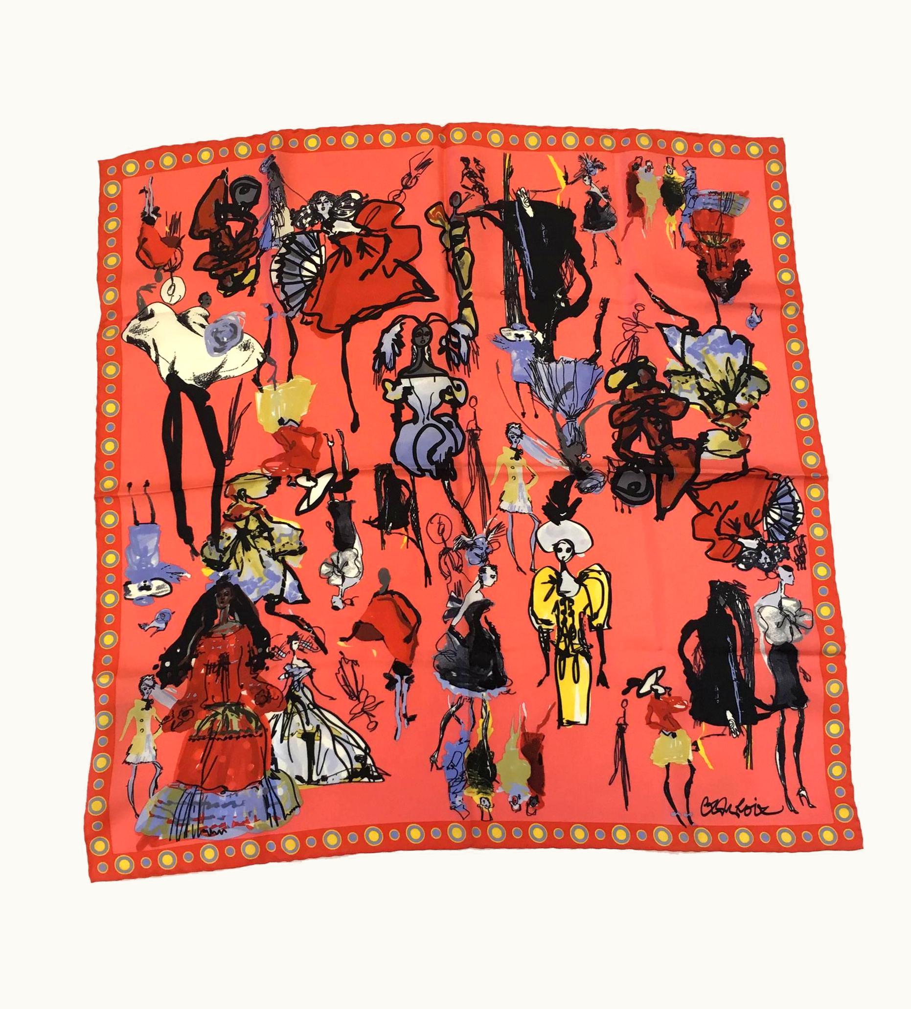 Christian Lacroix Christian Lacroix Scarf In Multicolored Silk