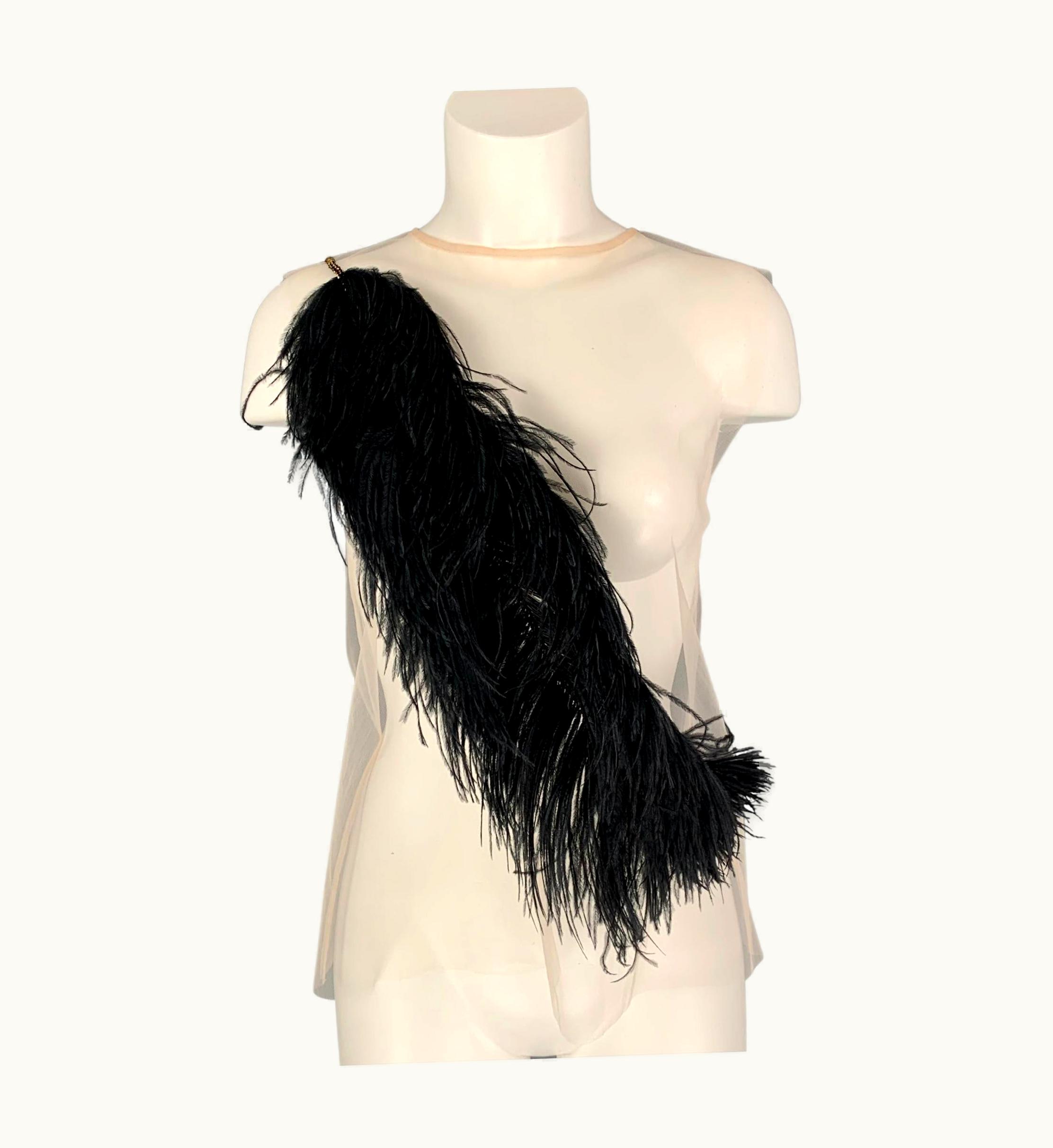 Christian Lacroix Dries Van Noten Christian LaCroix Spring 2020 Blush Black Blouse