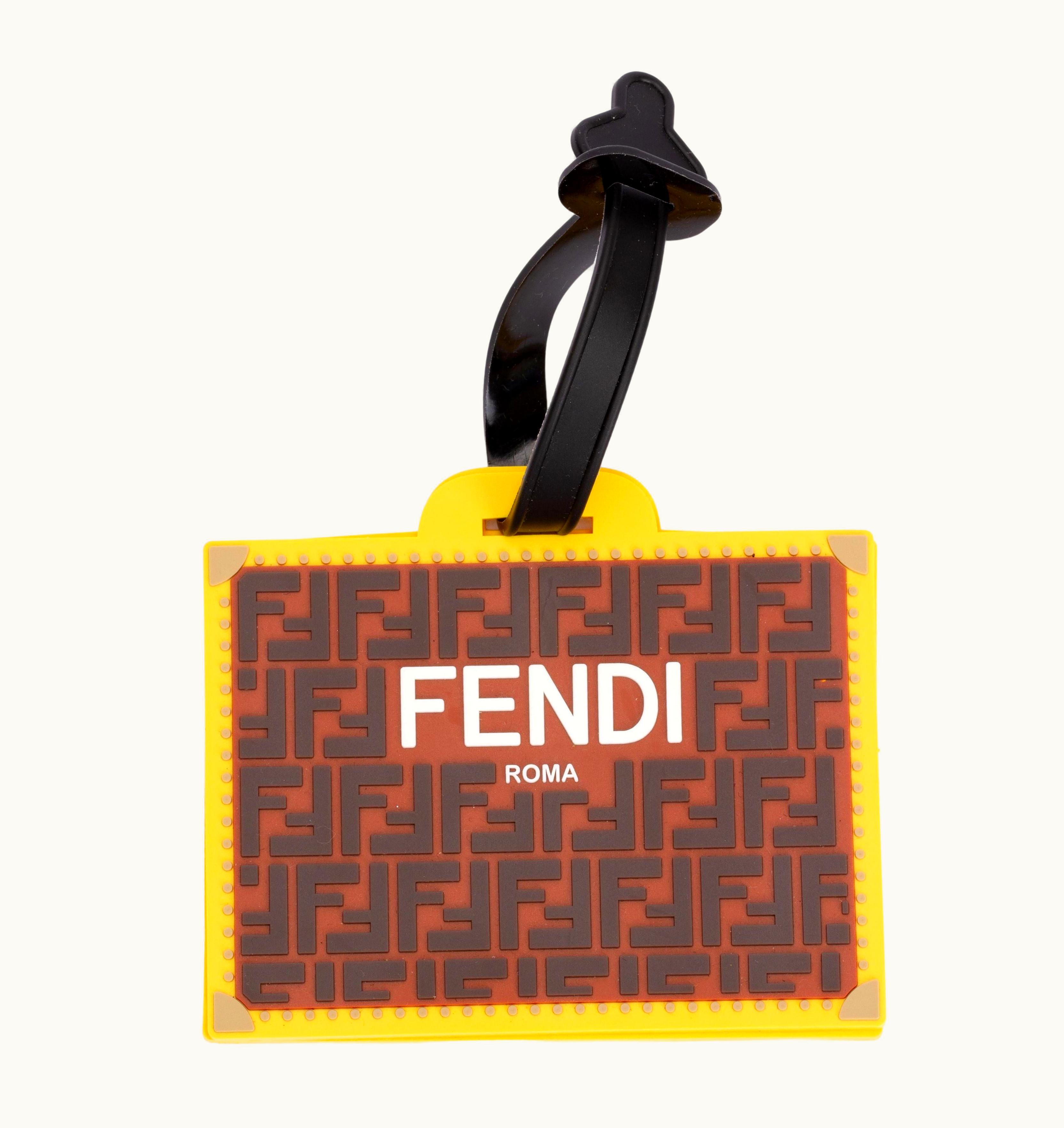 Fendi Fendi Silicon Luggage Tag