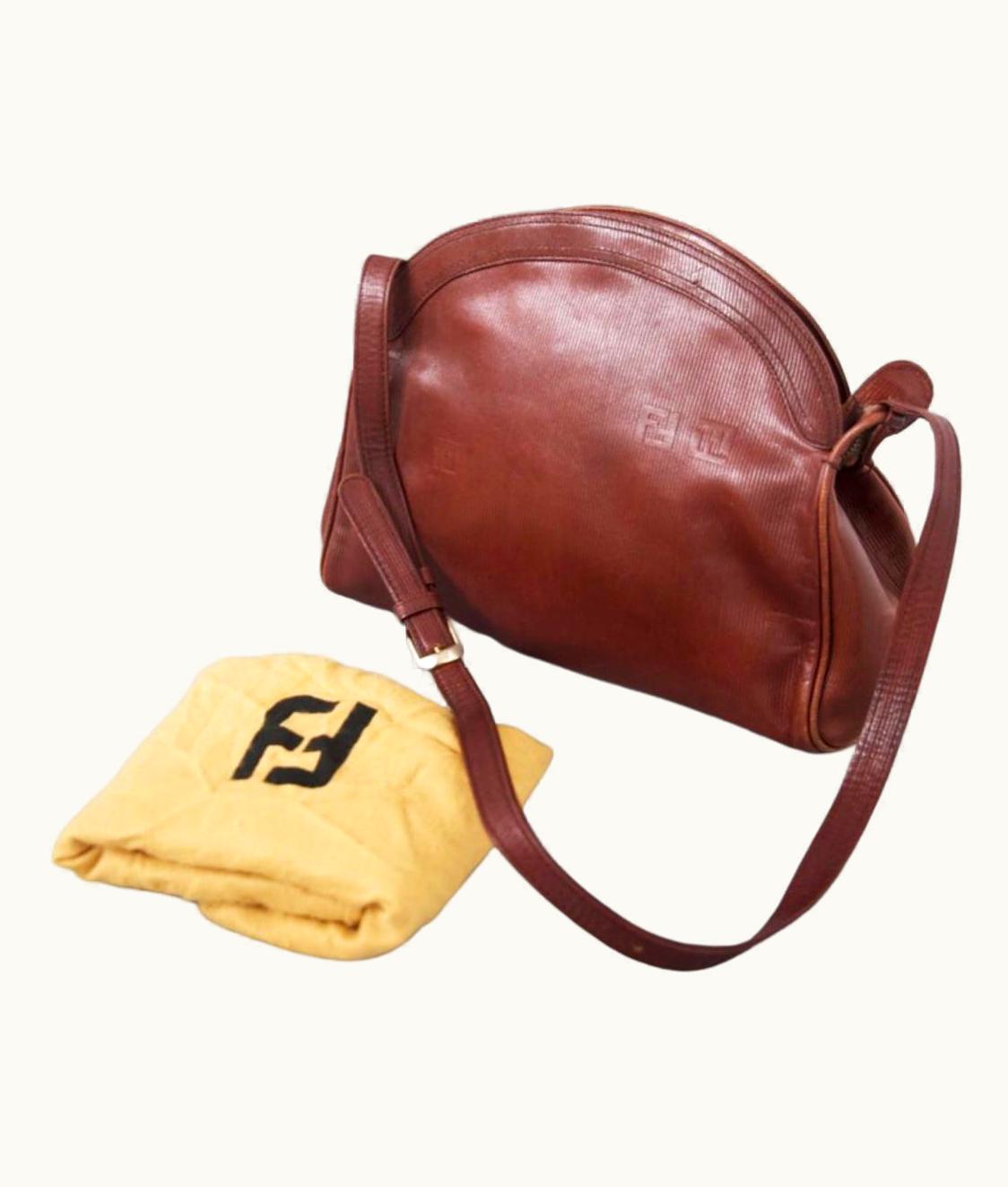 Fendi Fendi Vintage Brown Leather Bag