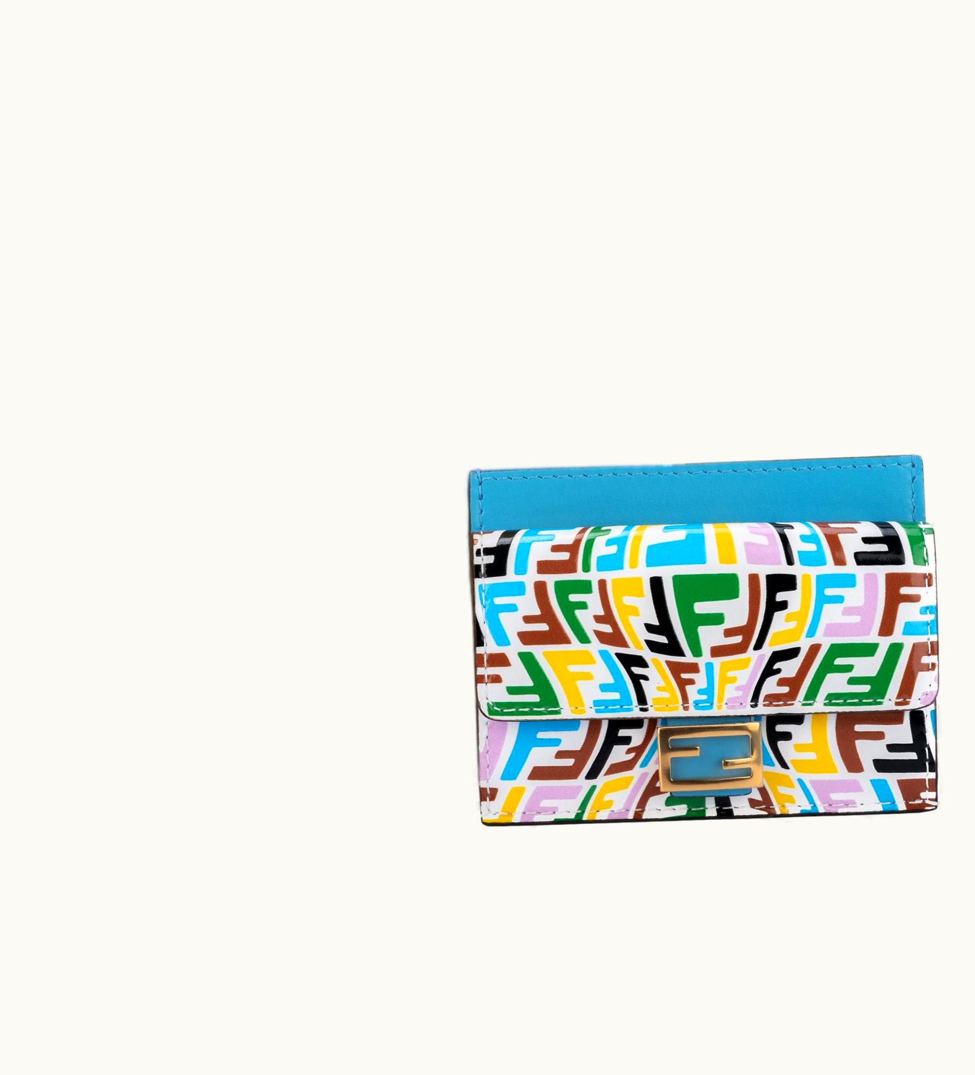 Fendi Fendi Nib Multicolor & Turquoise Wallet