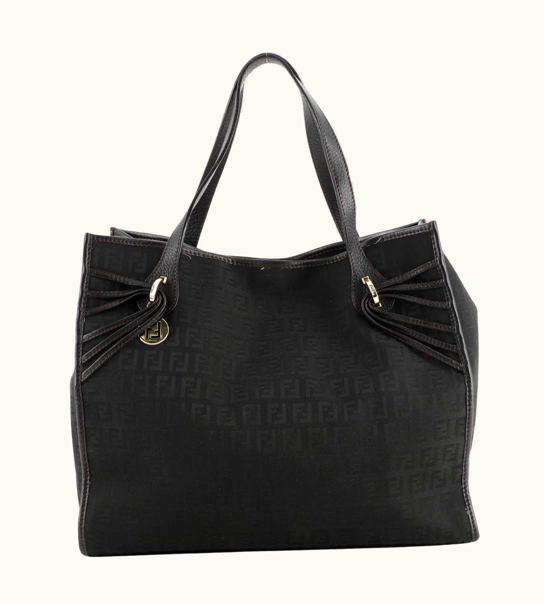 Fendi Fendi Vintage Tote Zucchino Canvas Medium