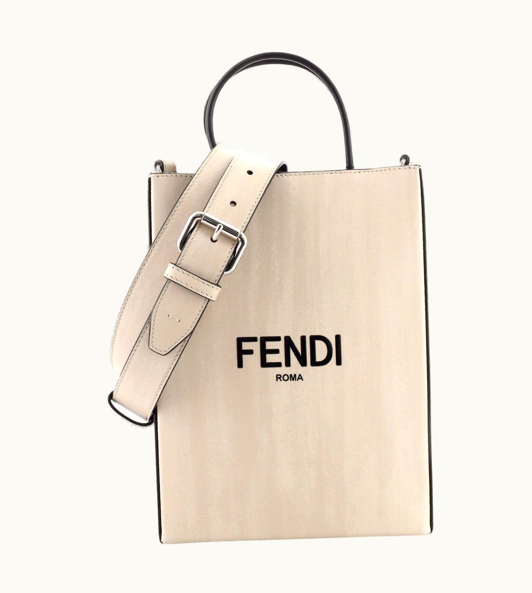 Fendi Fendi Pack Shopping Tote Leather Small