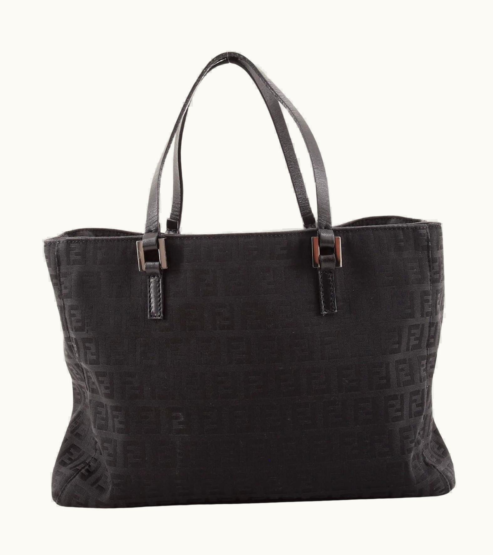 Fendi Fendi Vintage Shopping Tote Zucchino Canvas Small