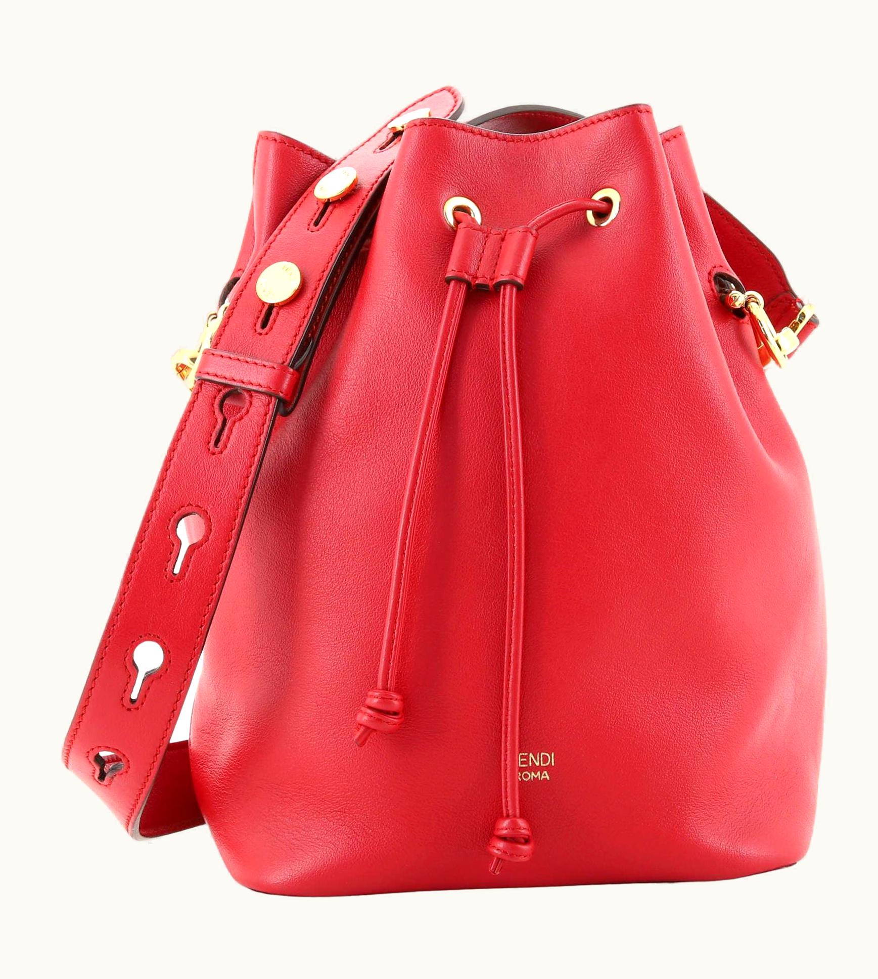 Fendi Fendi Mon Tresor Bucket Bag Leather Small UZ0598778