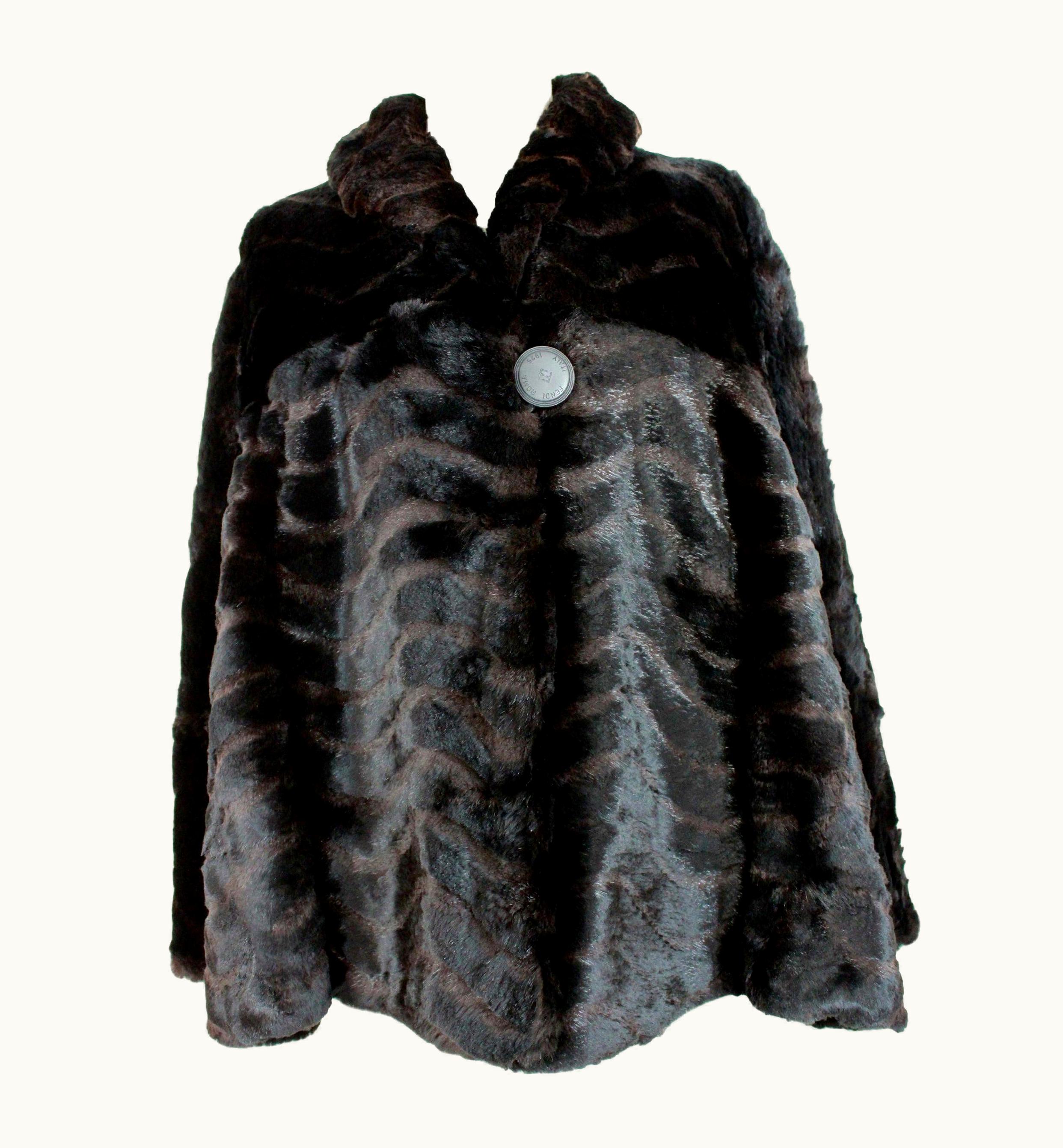 Fendi Fendi Sheared Mink Fur Short Bolero Jacket 1980s