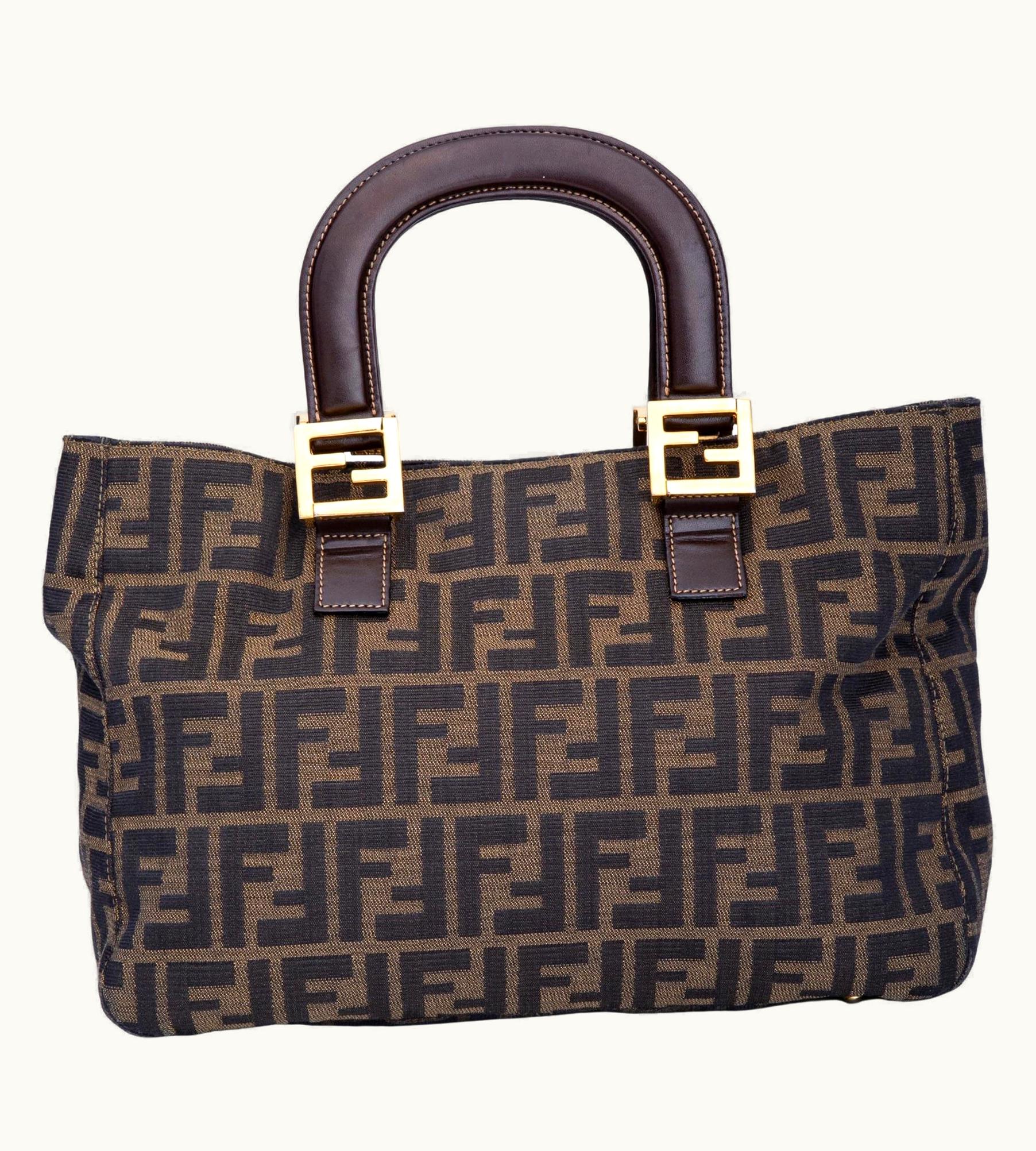 Fendi Fendi Vintage Zucca Ff Monogram Tote Bag