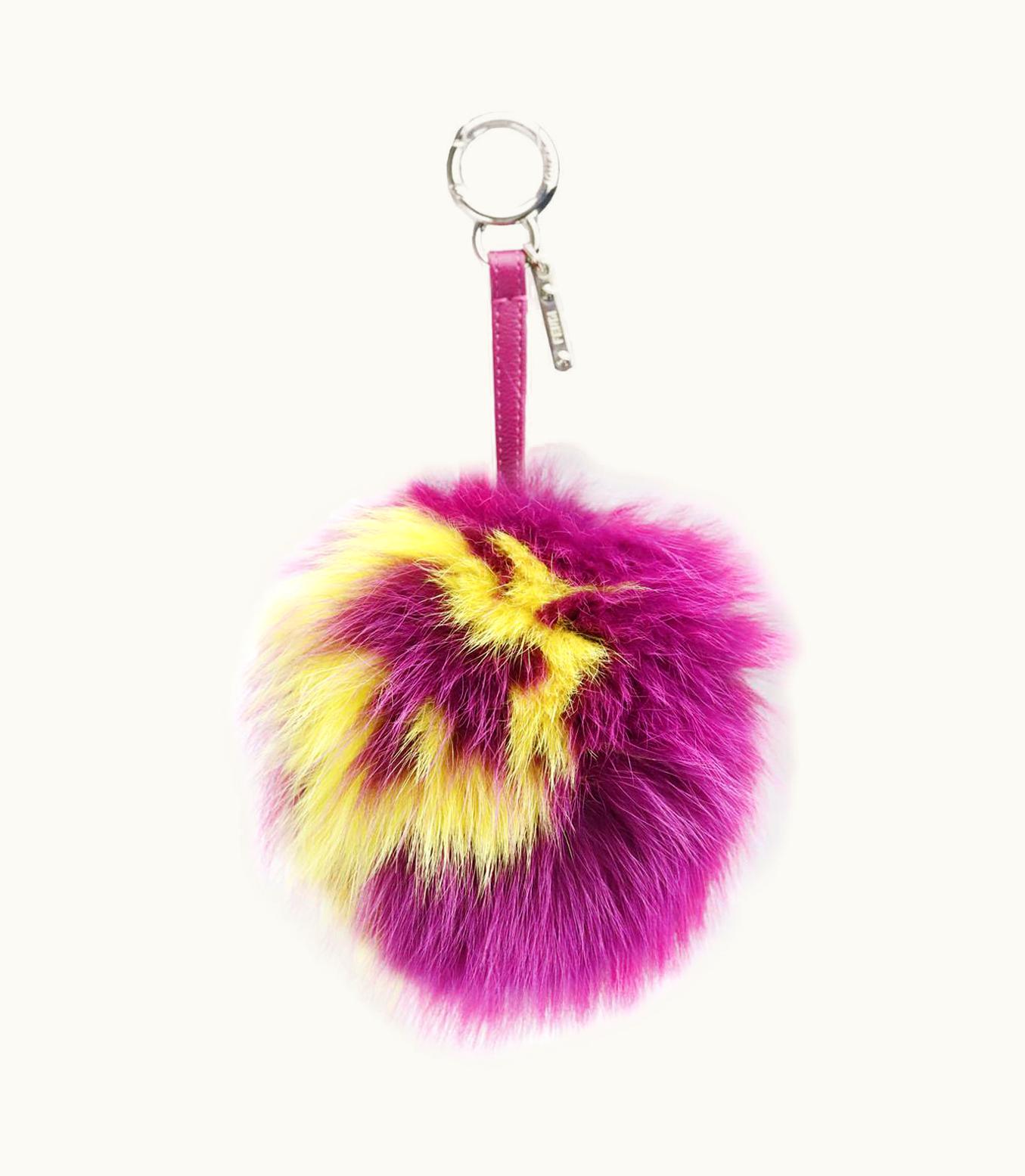Fendi Fendi Fox, Rabbit Fur And Leather Bag Charm UZ0598879