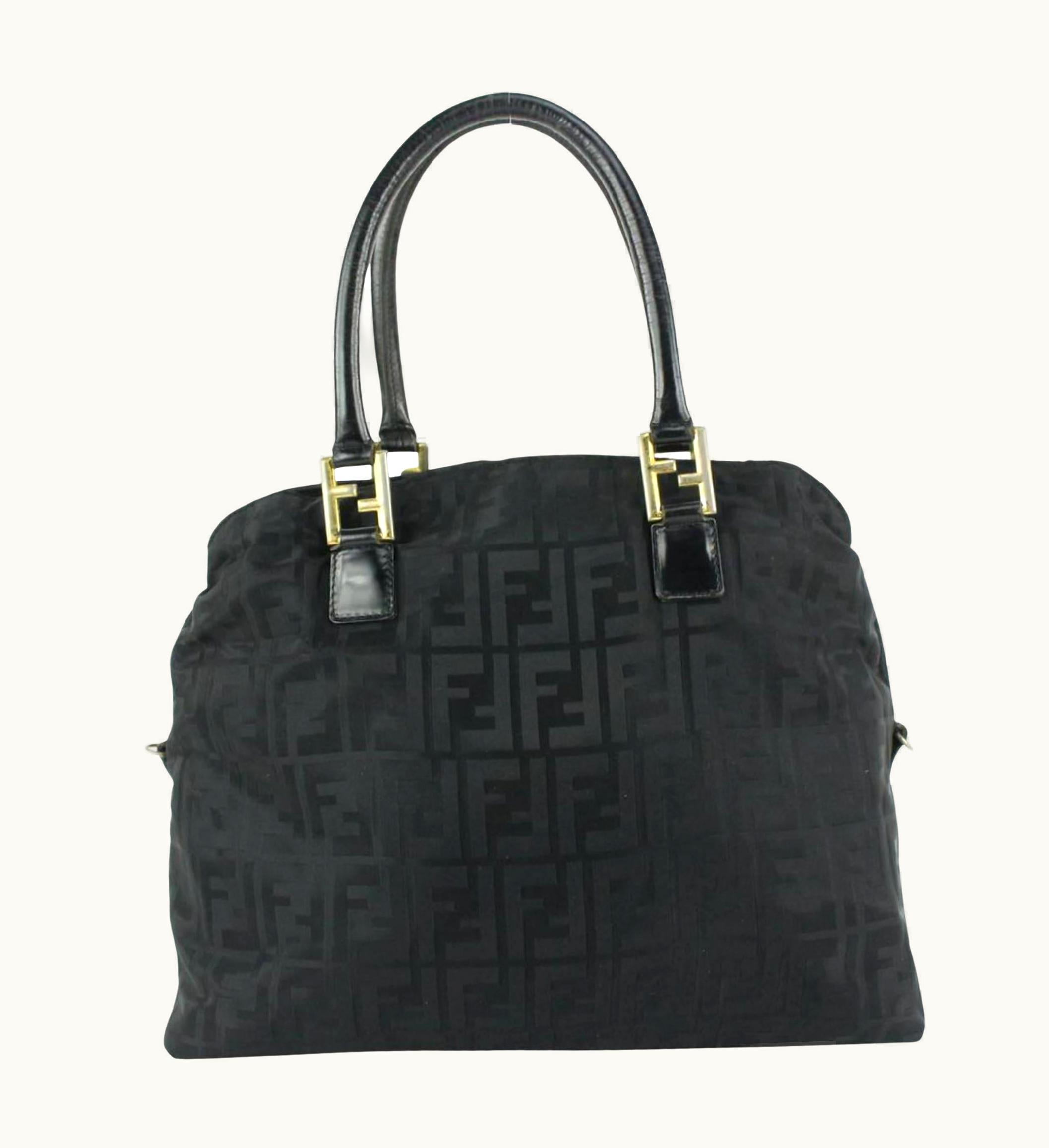 Fendi Fendi Black Monogram Ff Zucca Dome Bag 927ff54 UZ0599020