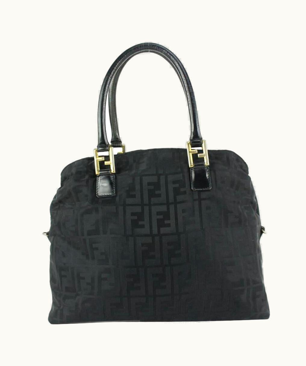 Fendi Fendi Black Monogram Ff Zucca Dome Bag 927ff54 UZ0599022