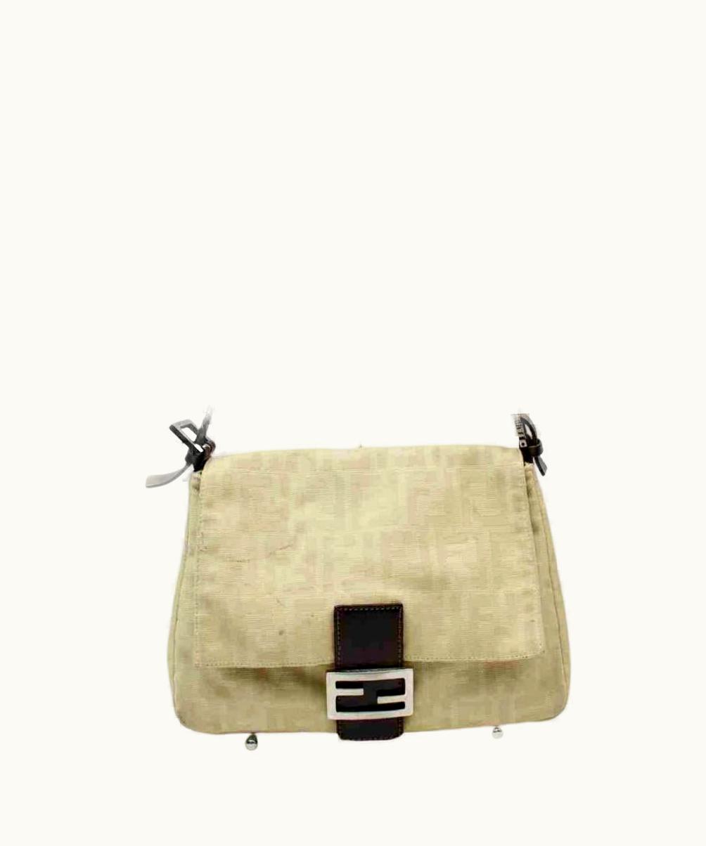 Fendi Fendi Monogram Beige Ff Zucca Mama Forever Flap