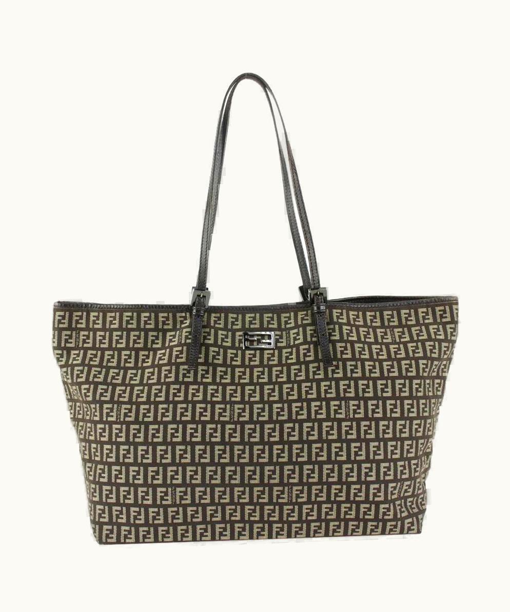 Fendi Fendi Brown Monogram Ff Zucca Roll Tote Bag 929ff1 UZ0599232