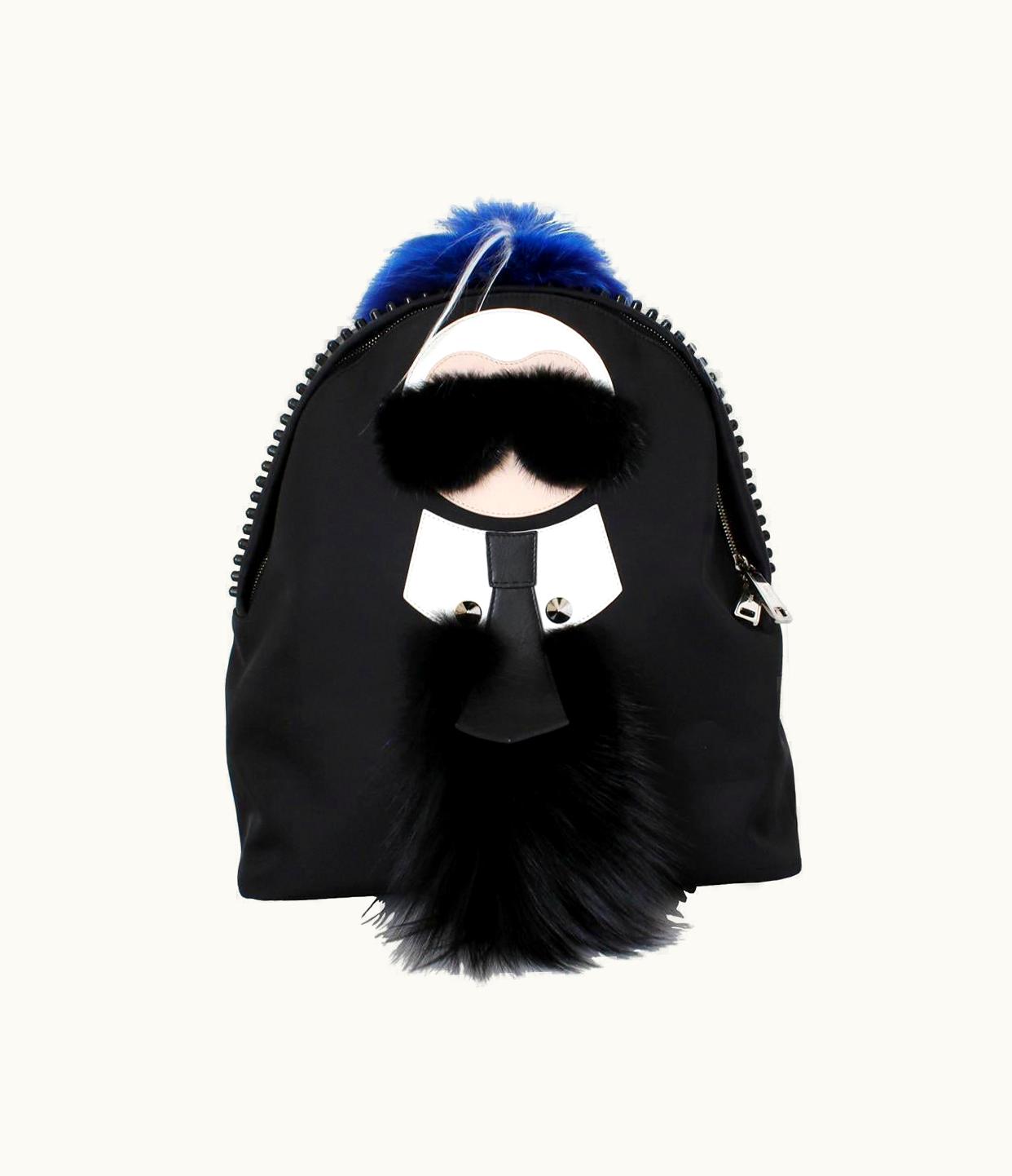 Fendi Fendi Karlito Fur Backpack