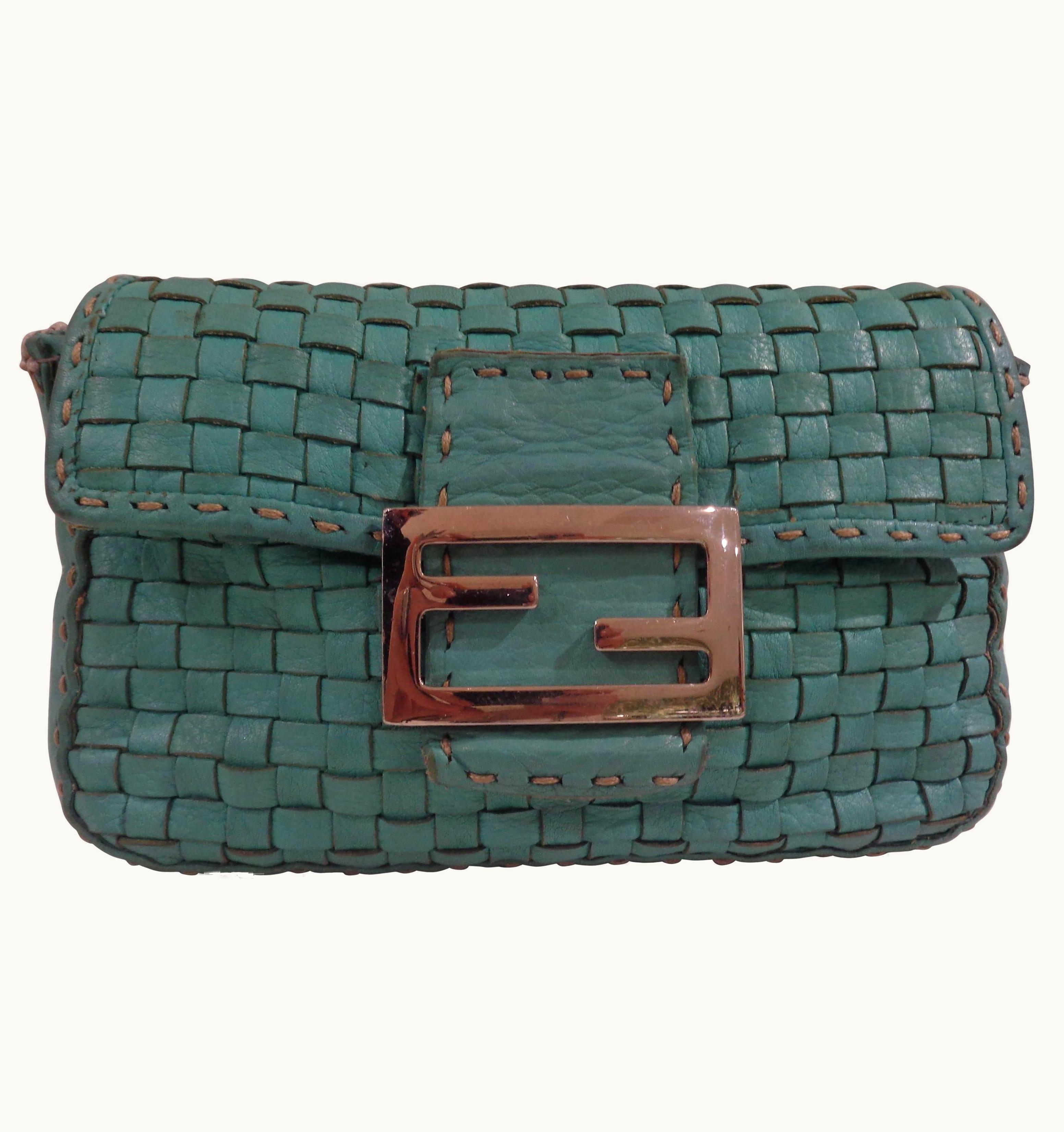 Fendi Fendi Turquoise Small Bag