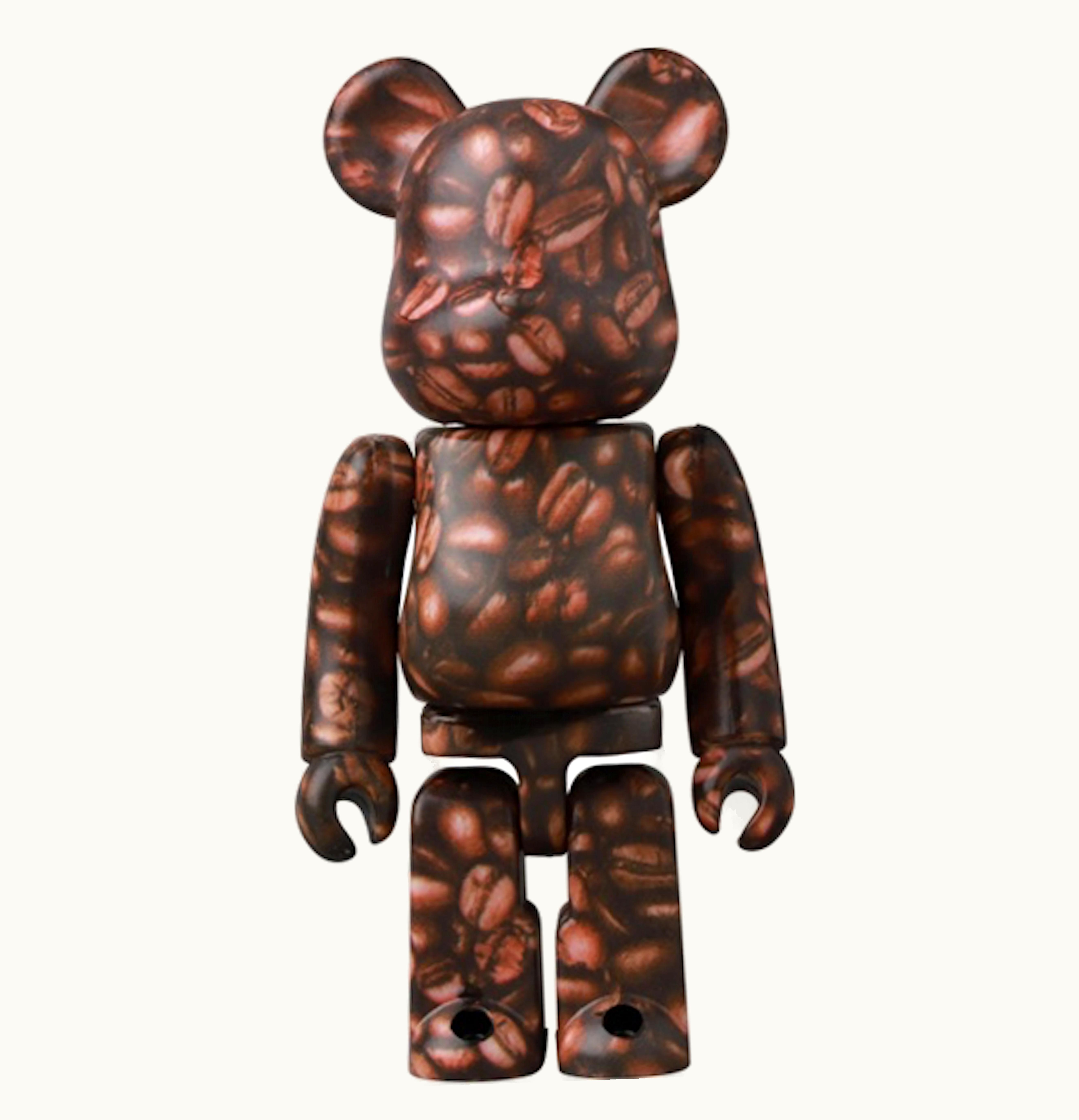 Bearbrick Bearbrick Series 44 Jellybean Coffee Pattern 100 Opened Blind Box Card Included