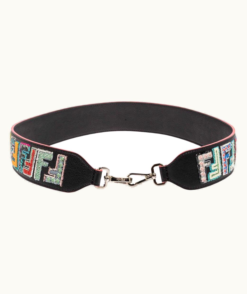 Fendi Fendi Multicolor Fun Fair Sequins Embellished Leather Strap You Shoulder Bag Str