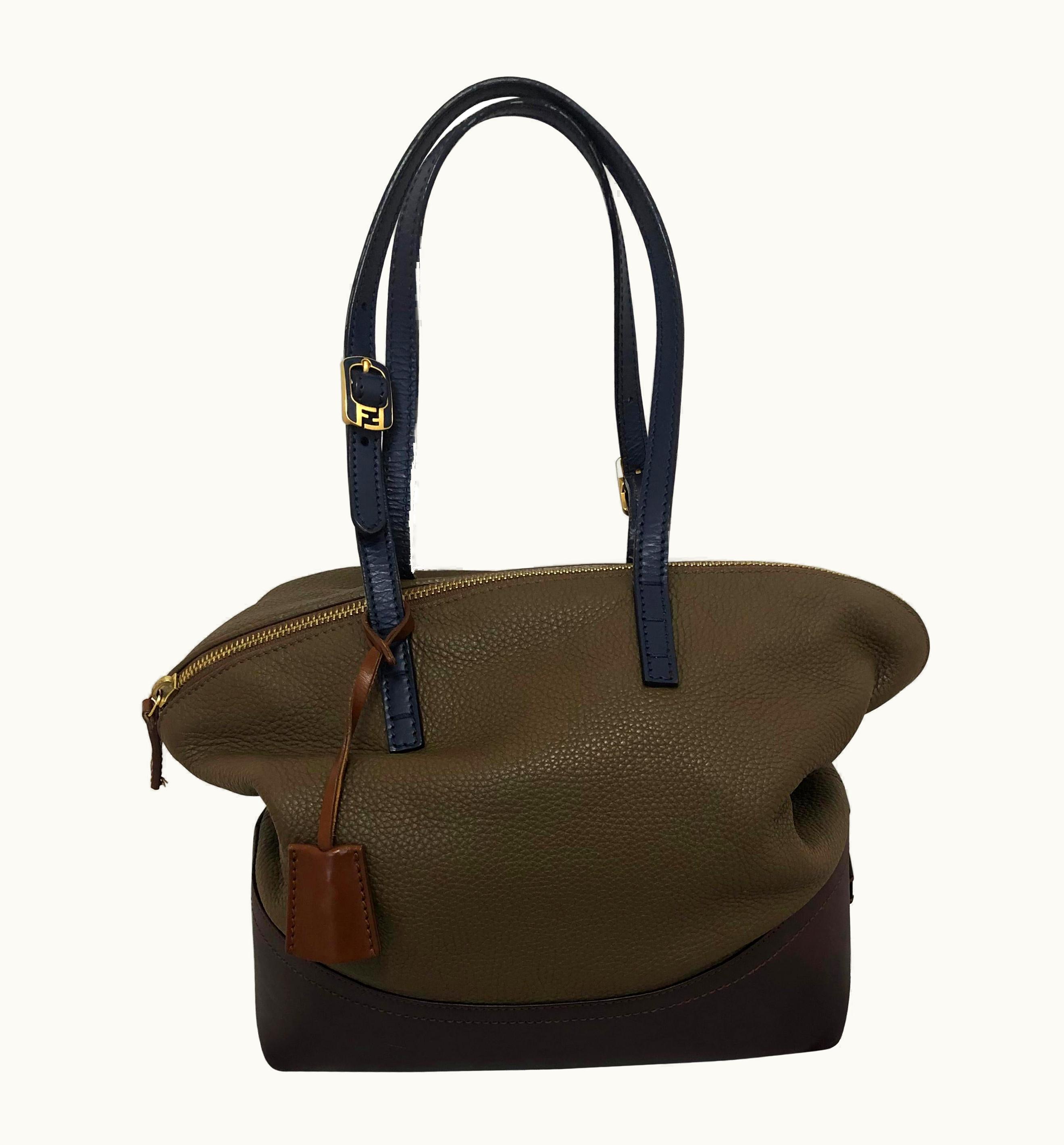 Fendi 2011 Fendi Tri-Color 2Bag w/Dust Bag