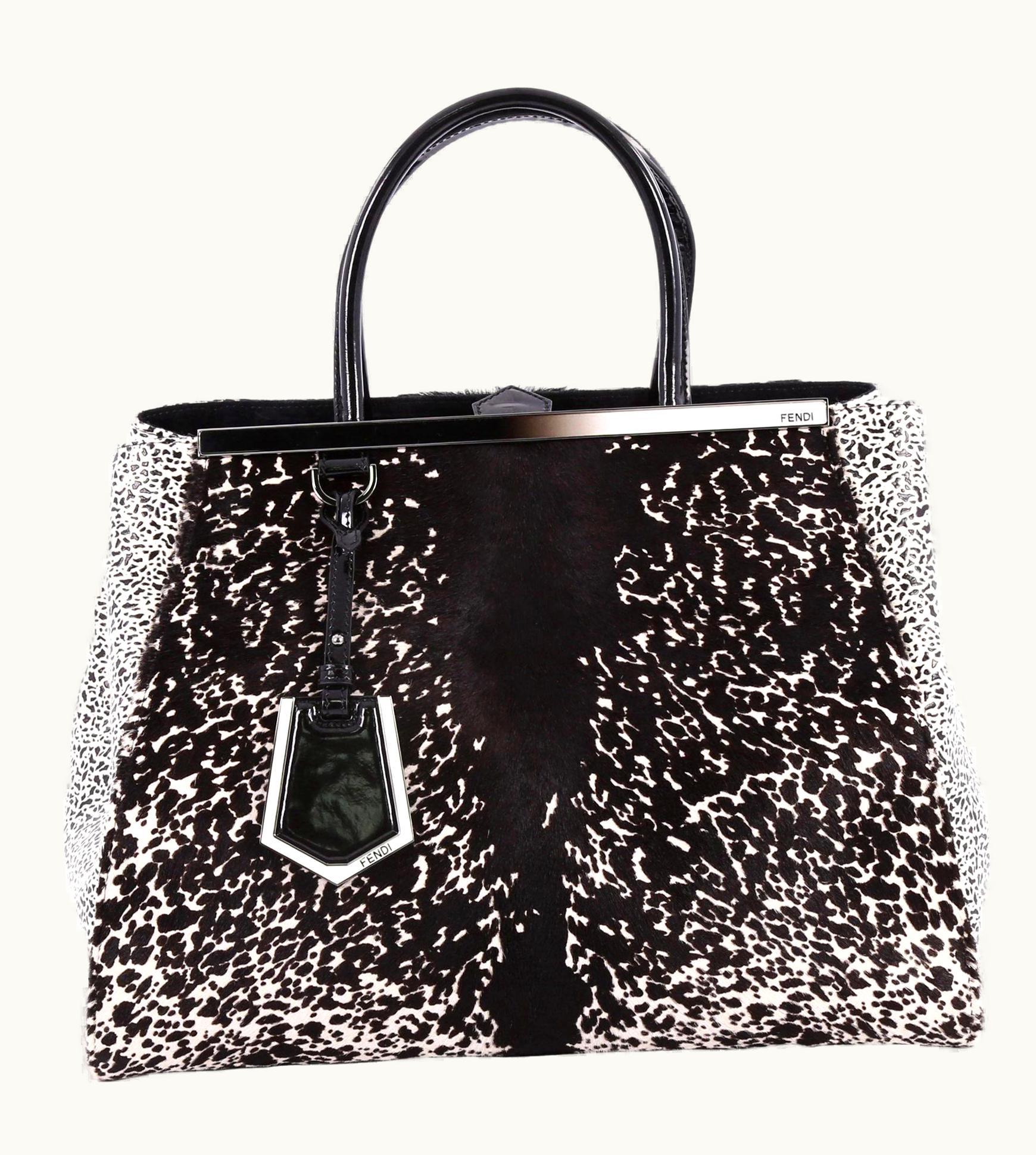 Fendi Fendi 2Jours Handbag Calf Hair Medium