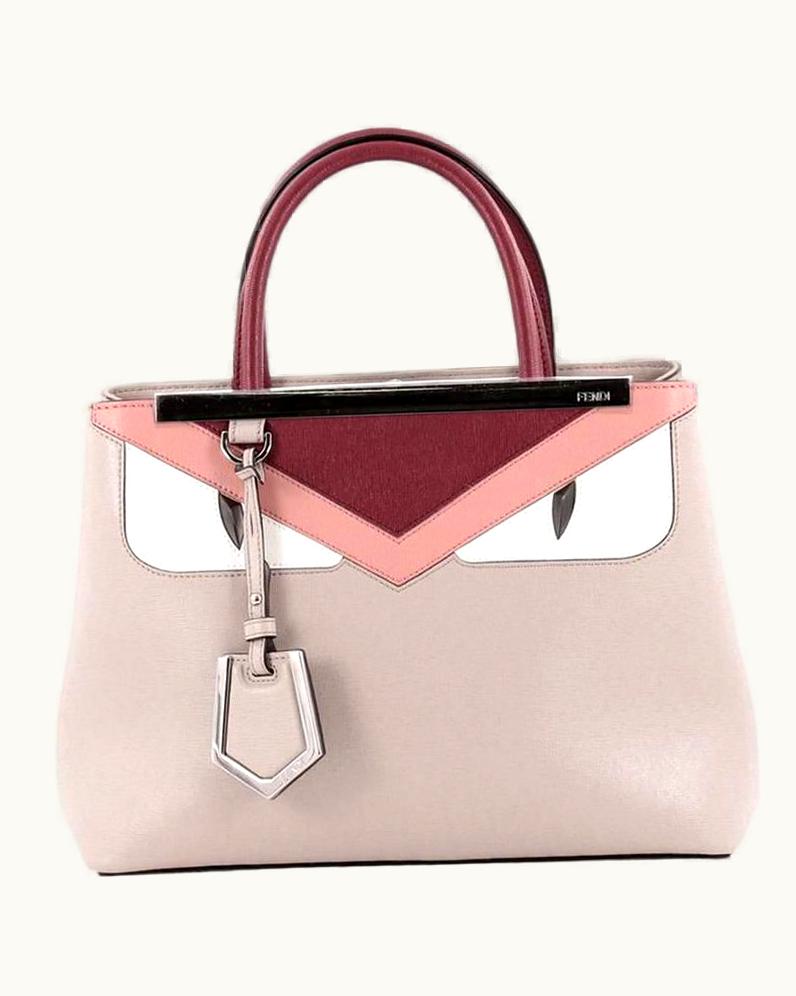 Fendi Fendi 2Jours Monster Handbag Calfskin Petite