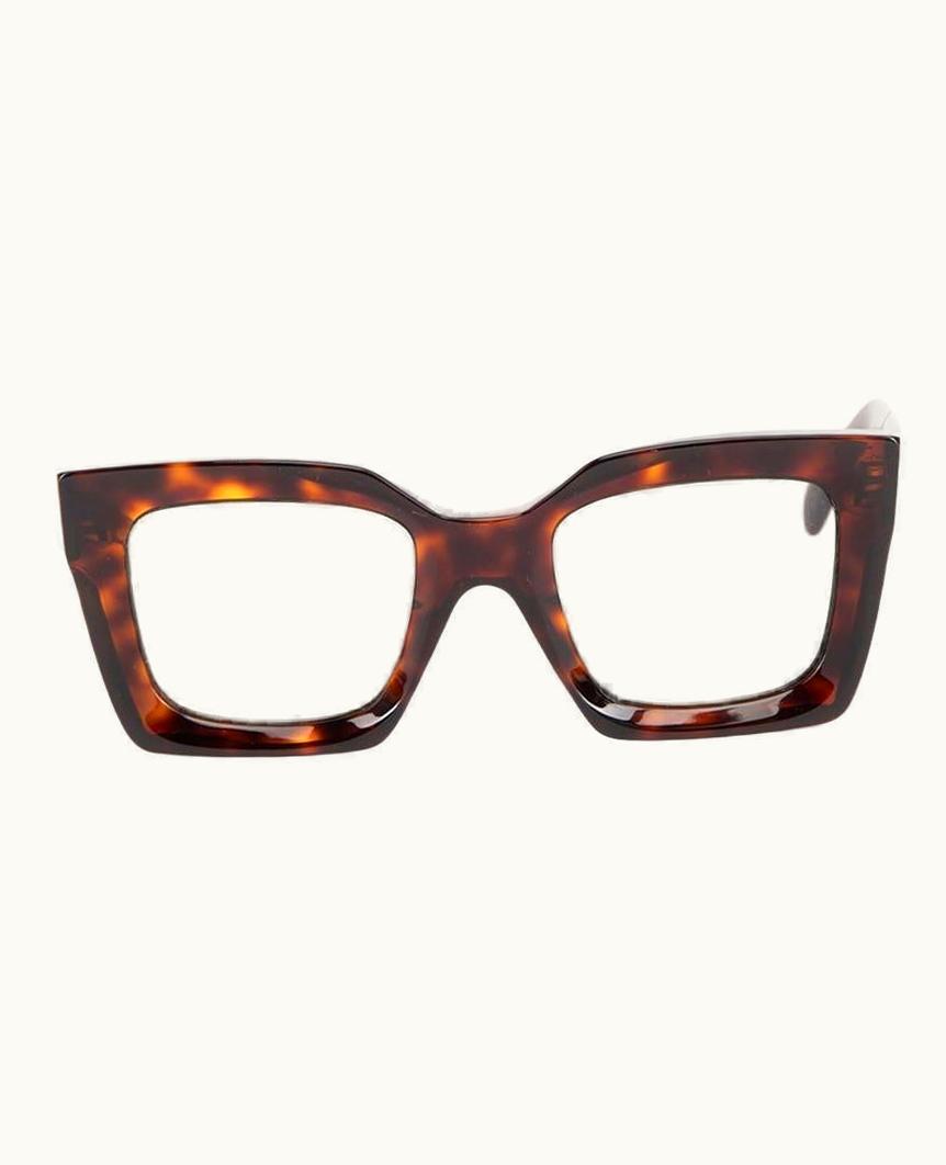 Celine Céline Women' Tortoiseshell Square Frame Sunglasses