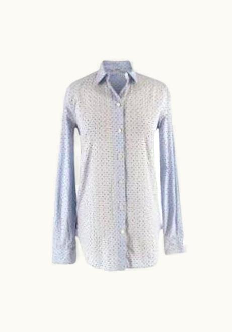 Celine Celine Polka Dot Blue Shirt UZ0600023