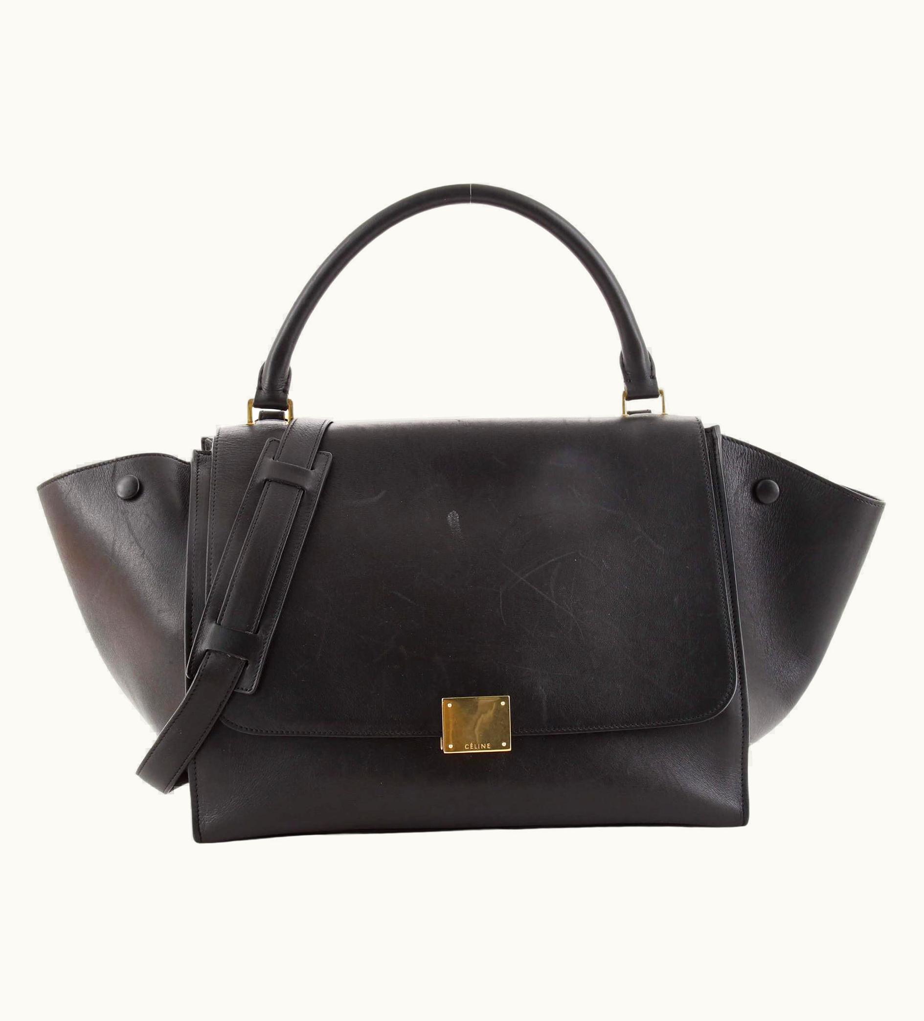 Celine Celine Trapeze Bag Leather Medium