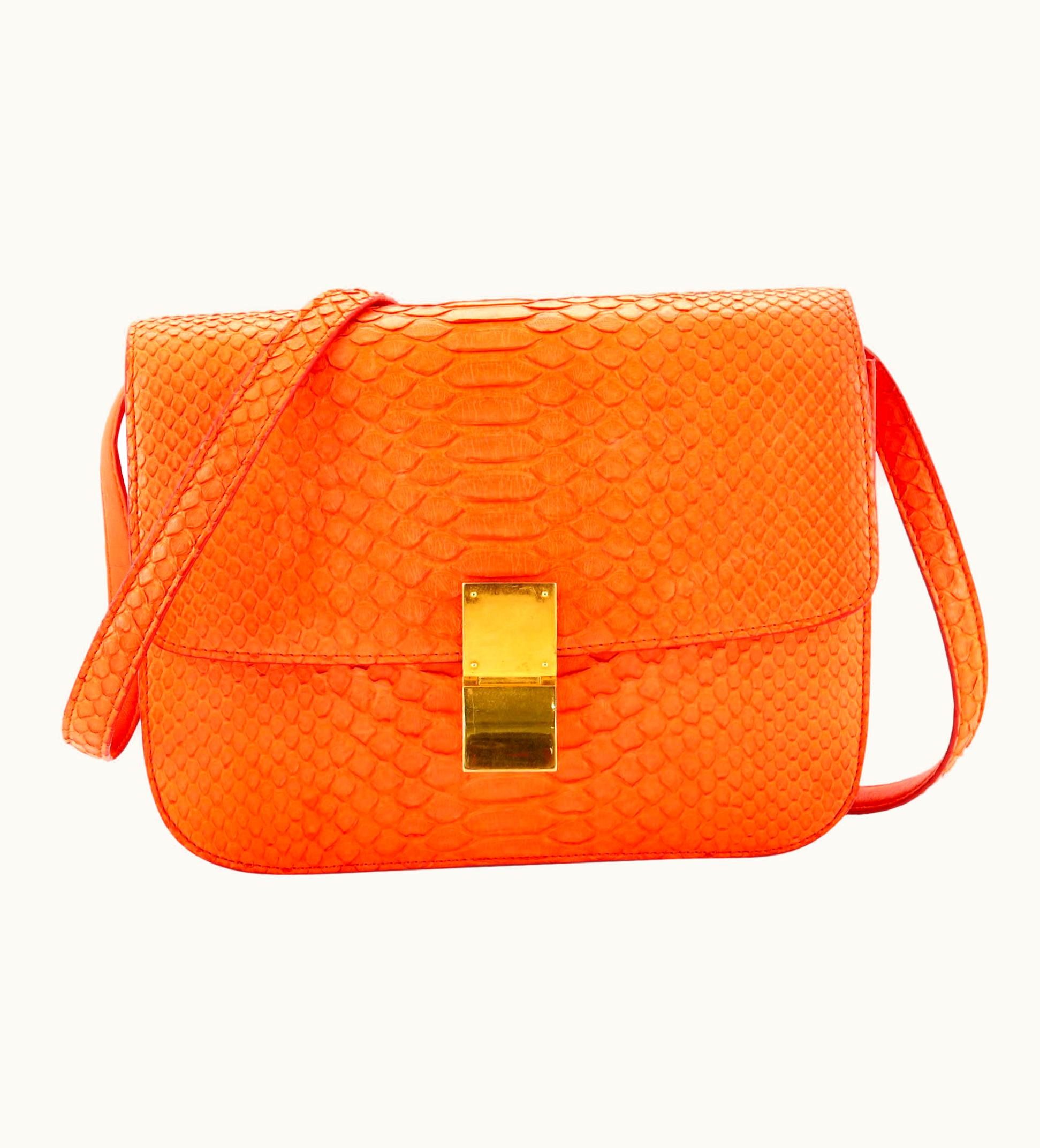 Celine Celine Classic Box Bag Python Medium UZ0600097