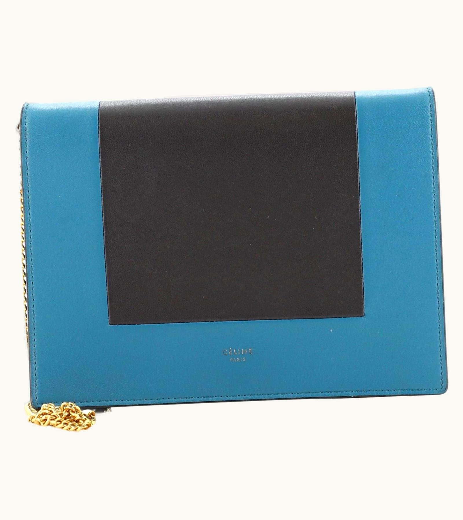 Celine Celine Frame Evening Clutch On Chain Leather UZ0600223