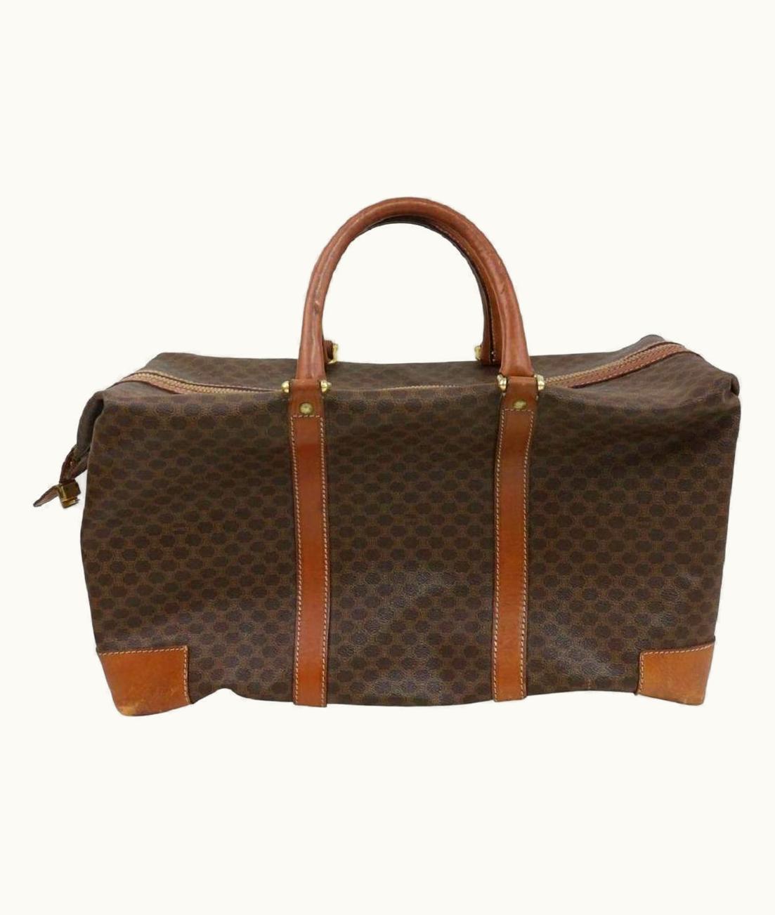 Celine Céline Extra Large Monogram Macadam Boston Duffle