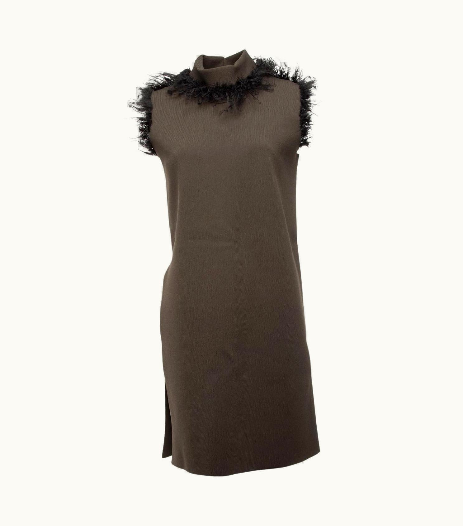 Celine Céline Women' High Neck Knitted Open Side Top