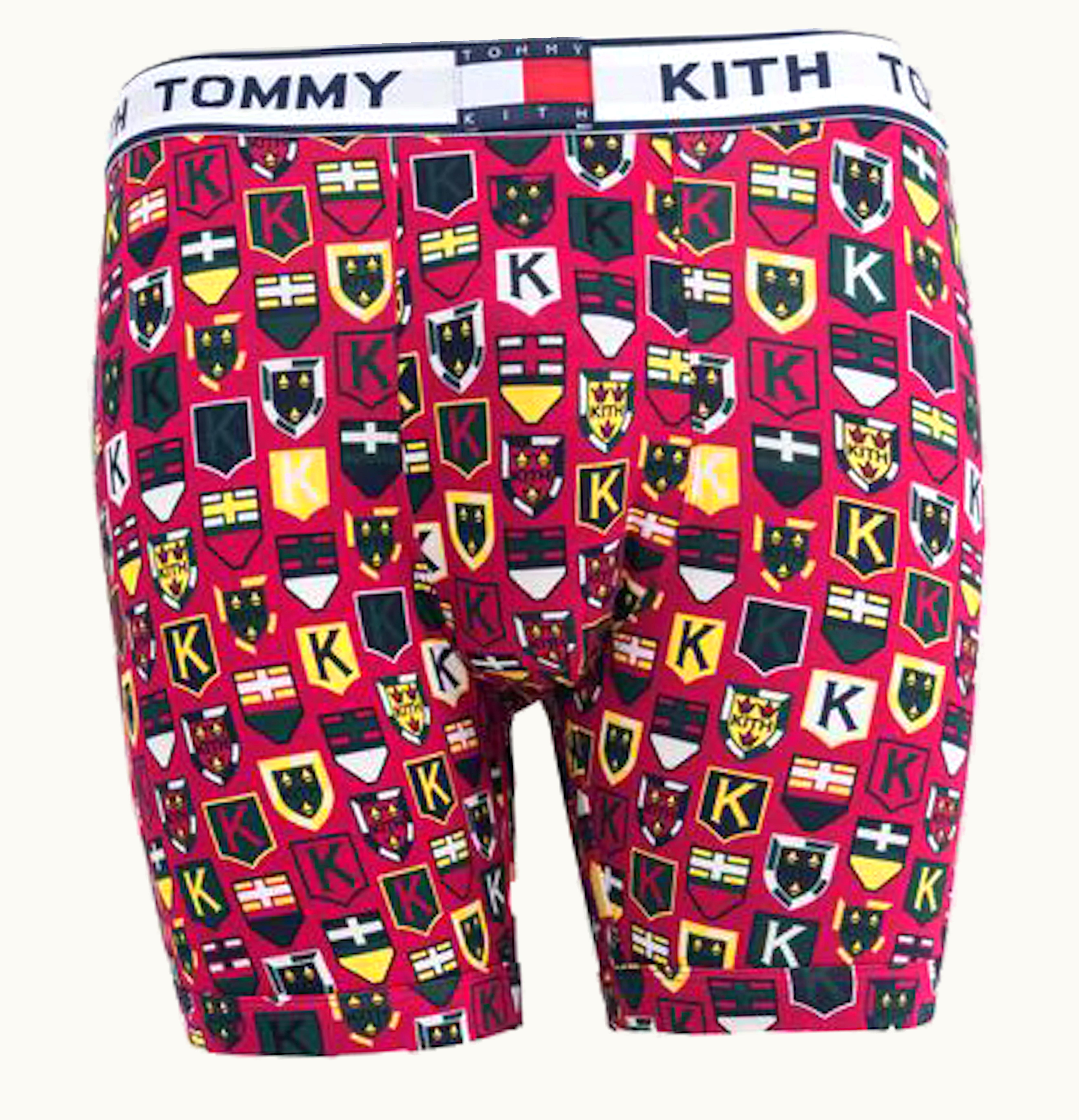 Kith Kith x Tommy Hilfiger Crest Pattern Boxer Red
