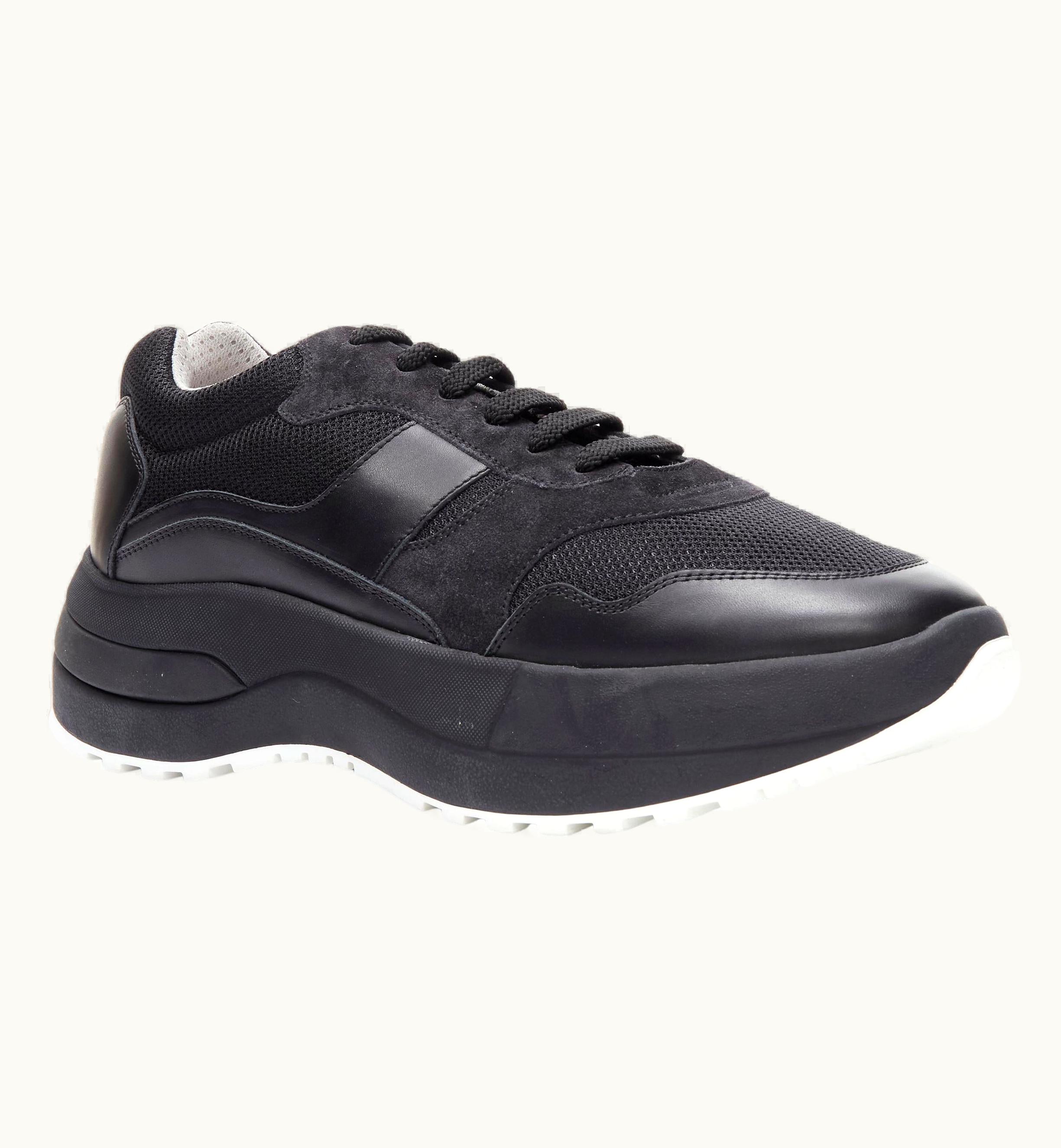 Celine Old Celine Phoebe Philo 2018 Runway Black Platform Chunky Dad Sneaker UZ0600649