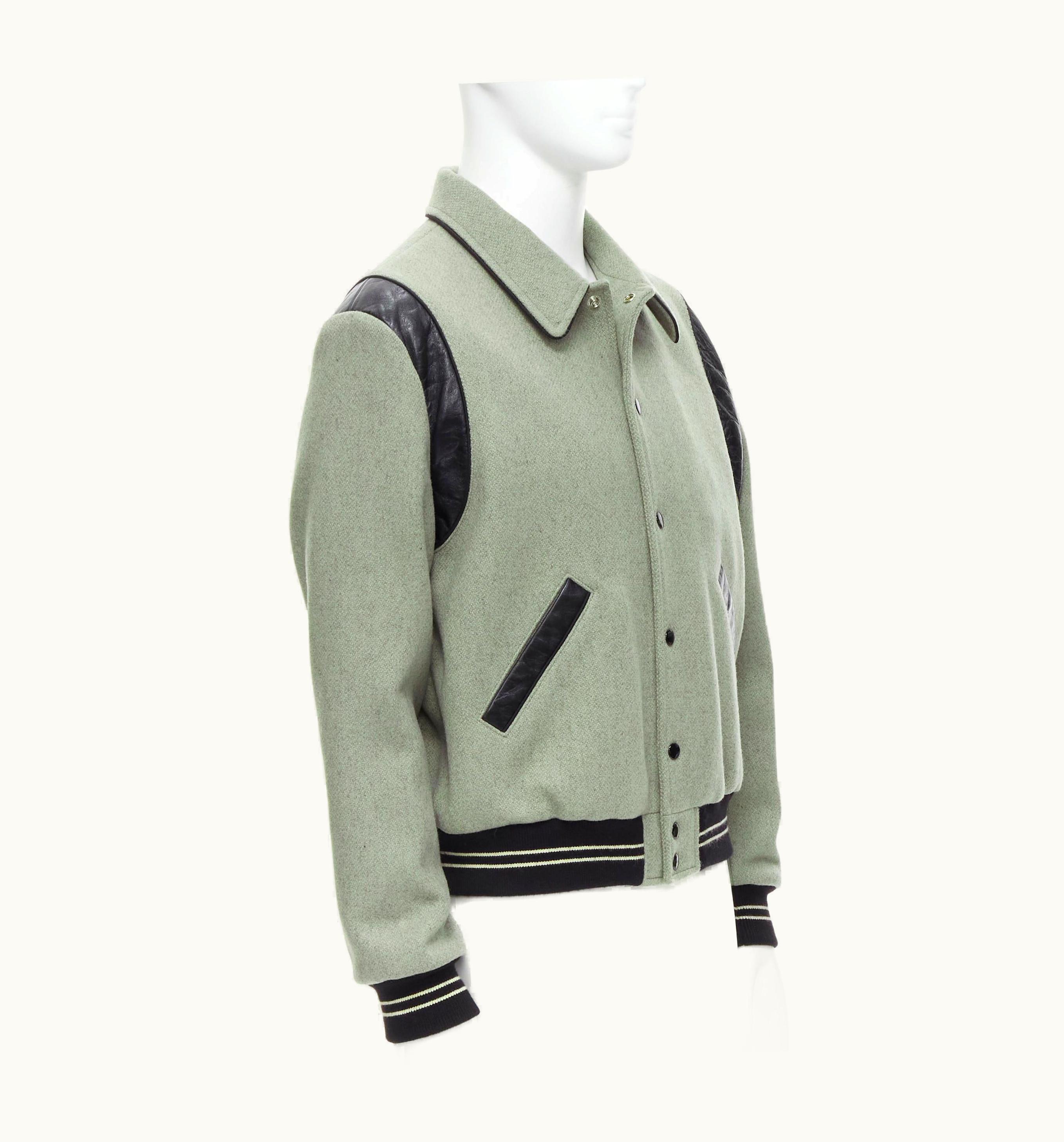 Celine Hedi Slimane 2019 Unlock Your Fantasy Grey Teddy Bomber Xxl