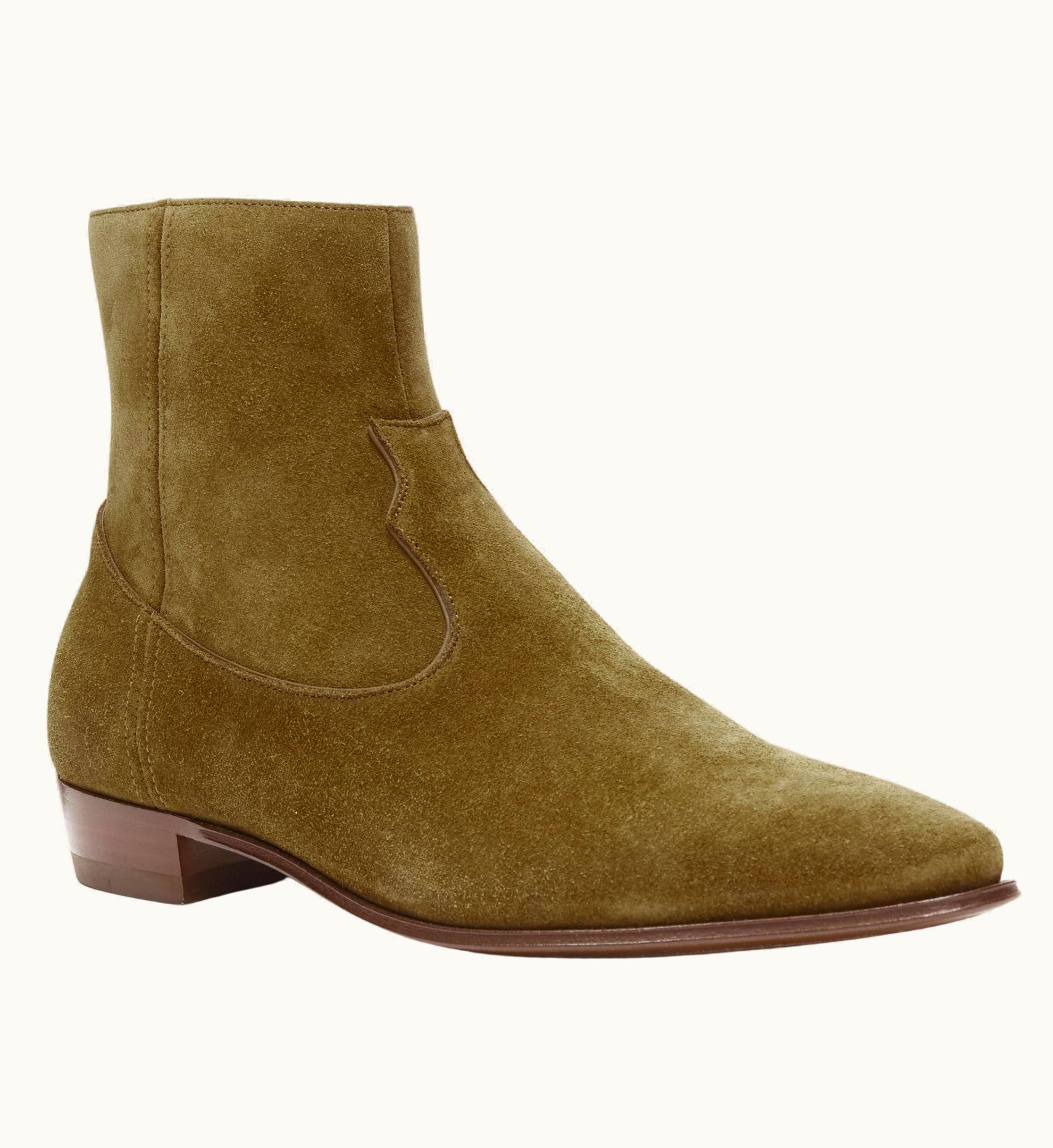 Celine Hedi Slimane 2019 Jacno Western Ankle Boot 30 Havana Boot