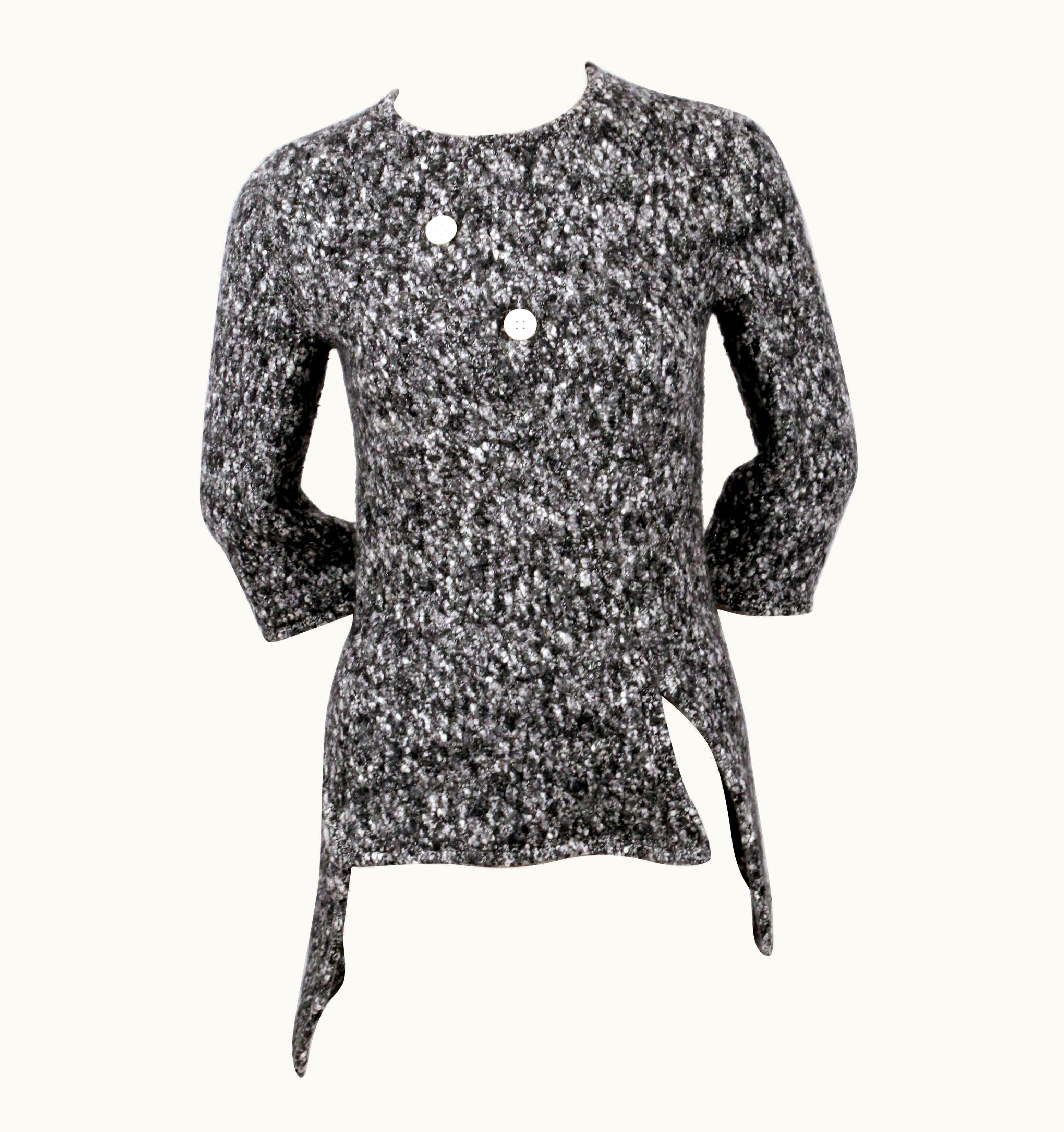 Celine 2014 Celine By Phoebe Philo Boucle Knit Runway Sweater