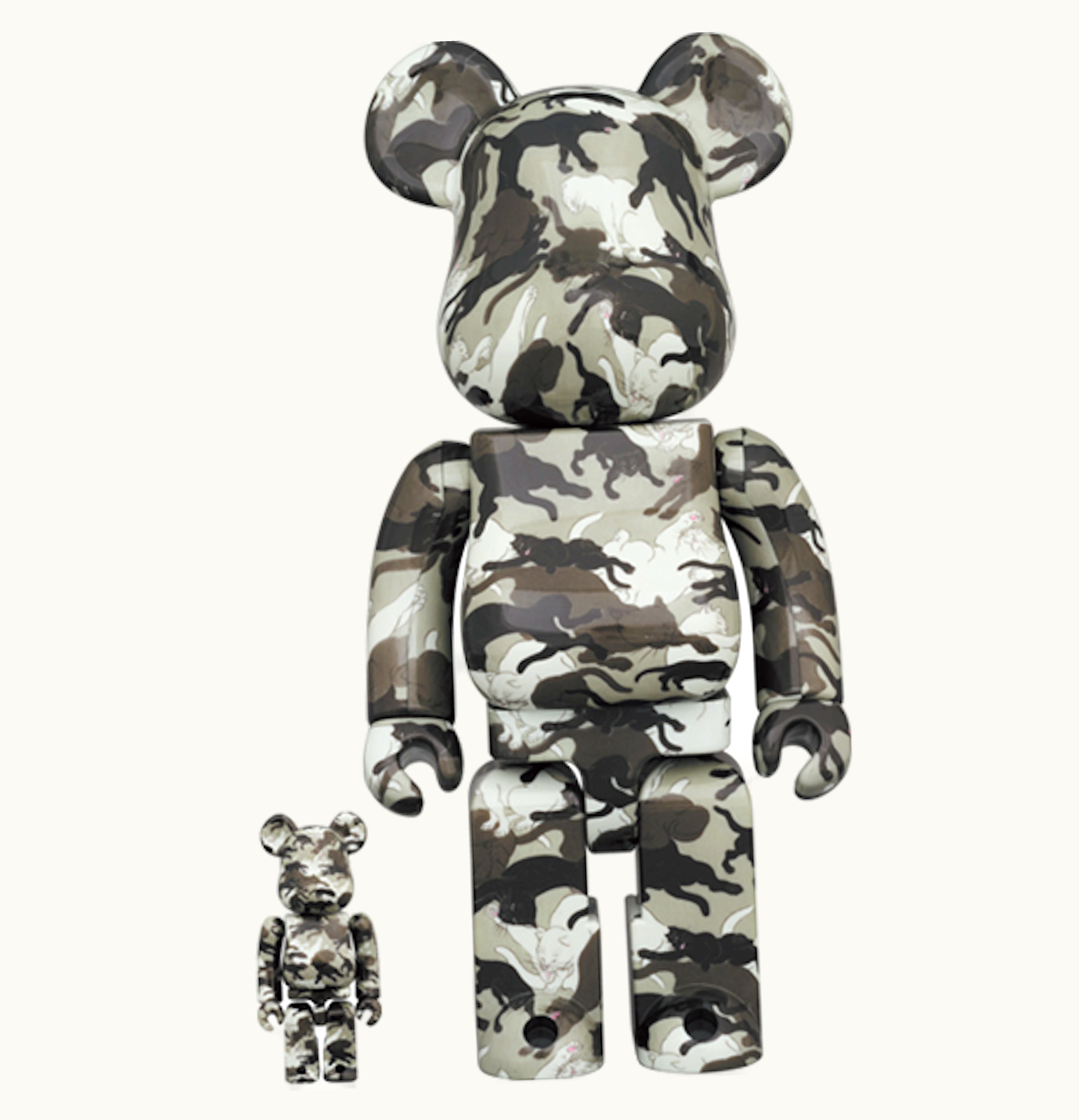 Bearbrick Bearbrick Masumi Ishikawa Cat Gesture Name Collection Pattern 100 400 Set