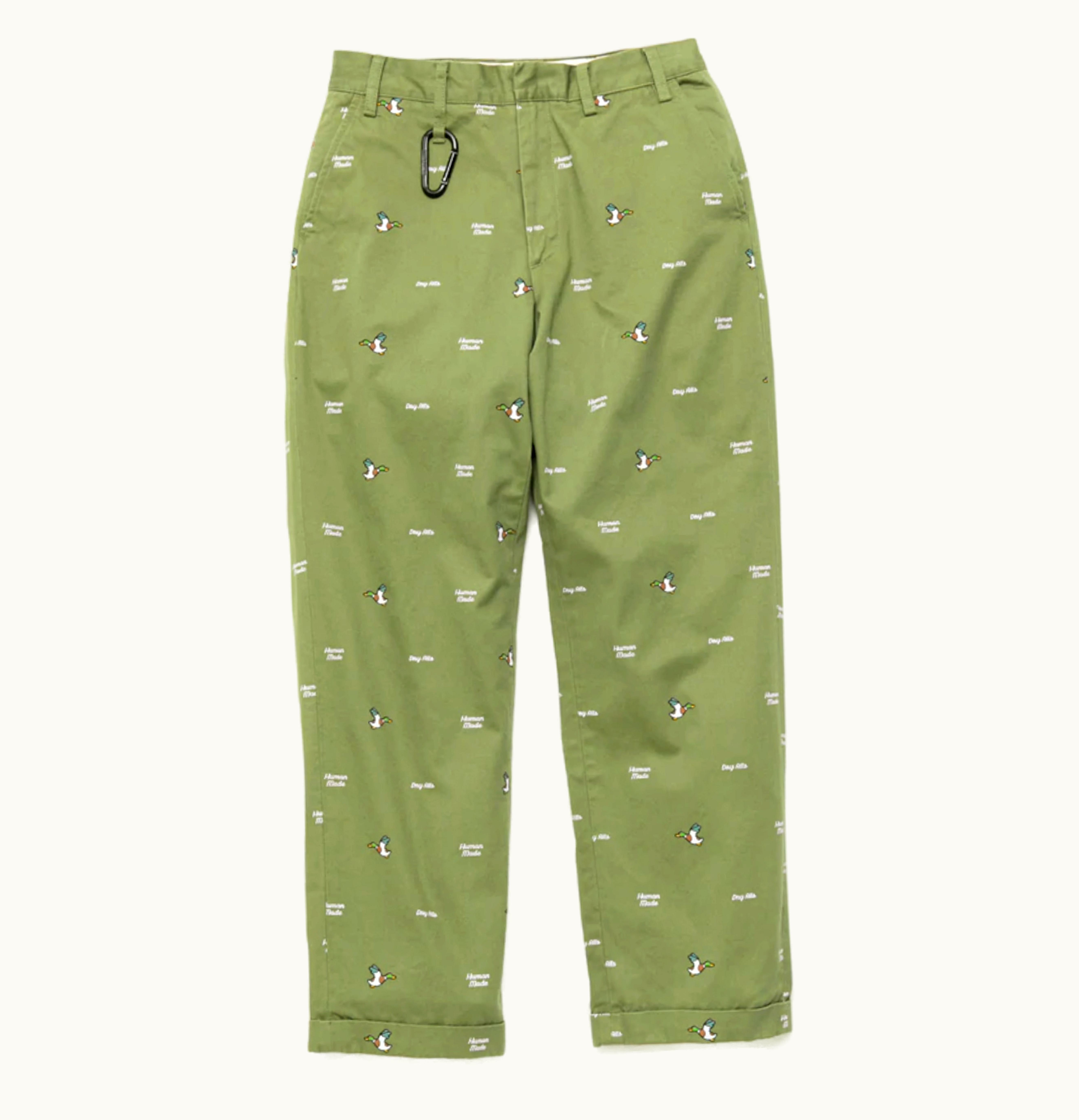 Human Made Human Made Pattern Printed Chino Pants Olive Drab