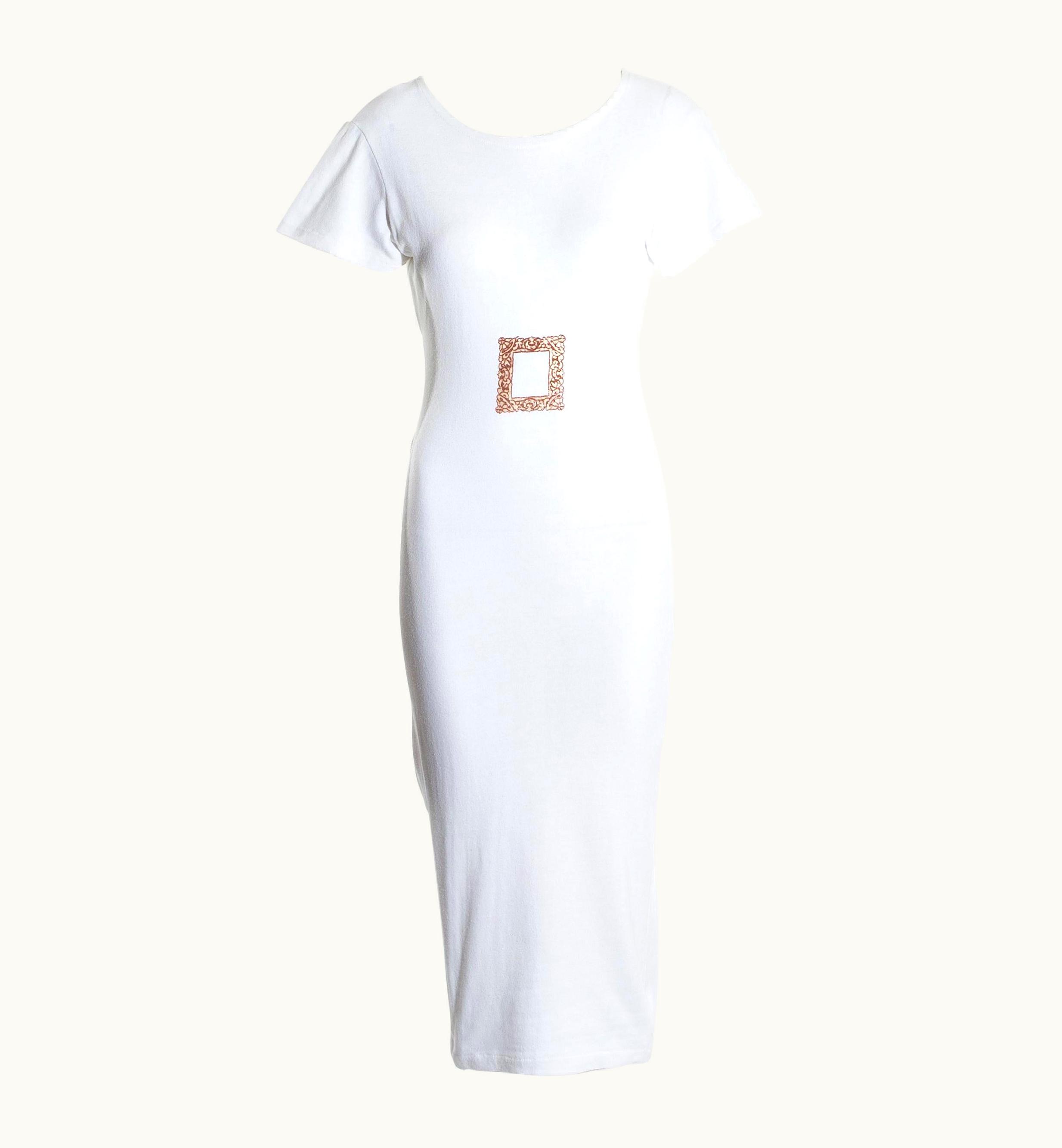 Vivienne Westwood Vivienne Westwood White Cotton Jersey Dress, S/S 1989