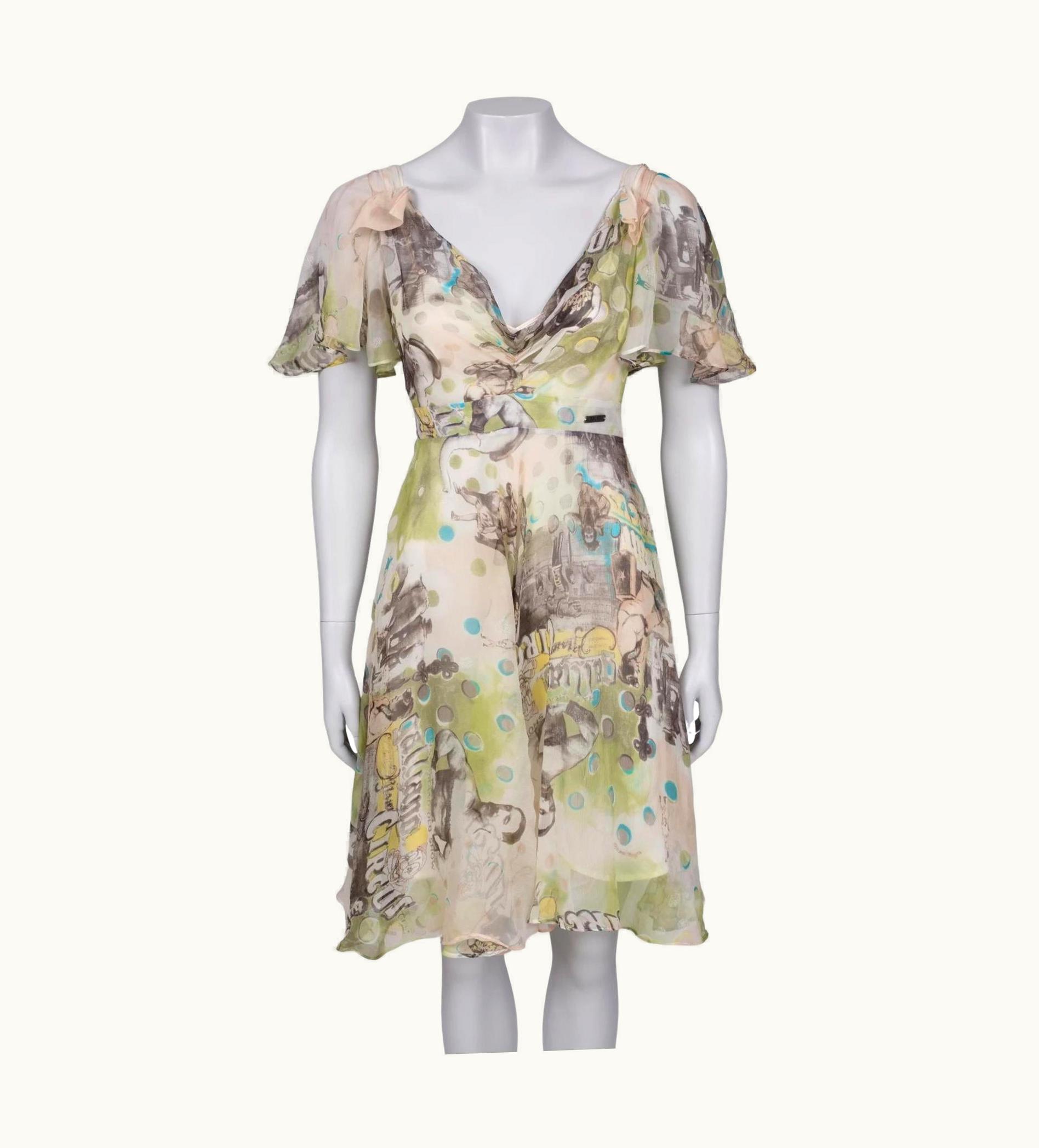 John Galliano Rare 1997 Vintage John Galliano Silk Dress