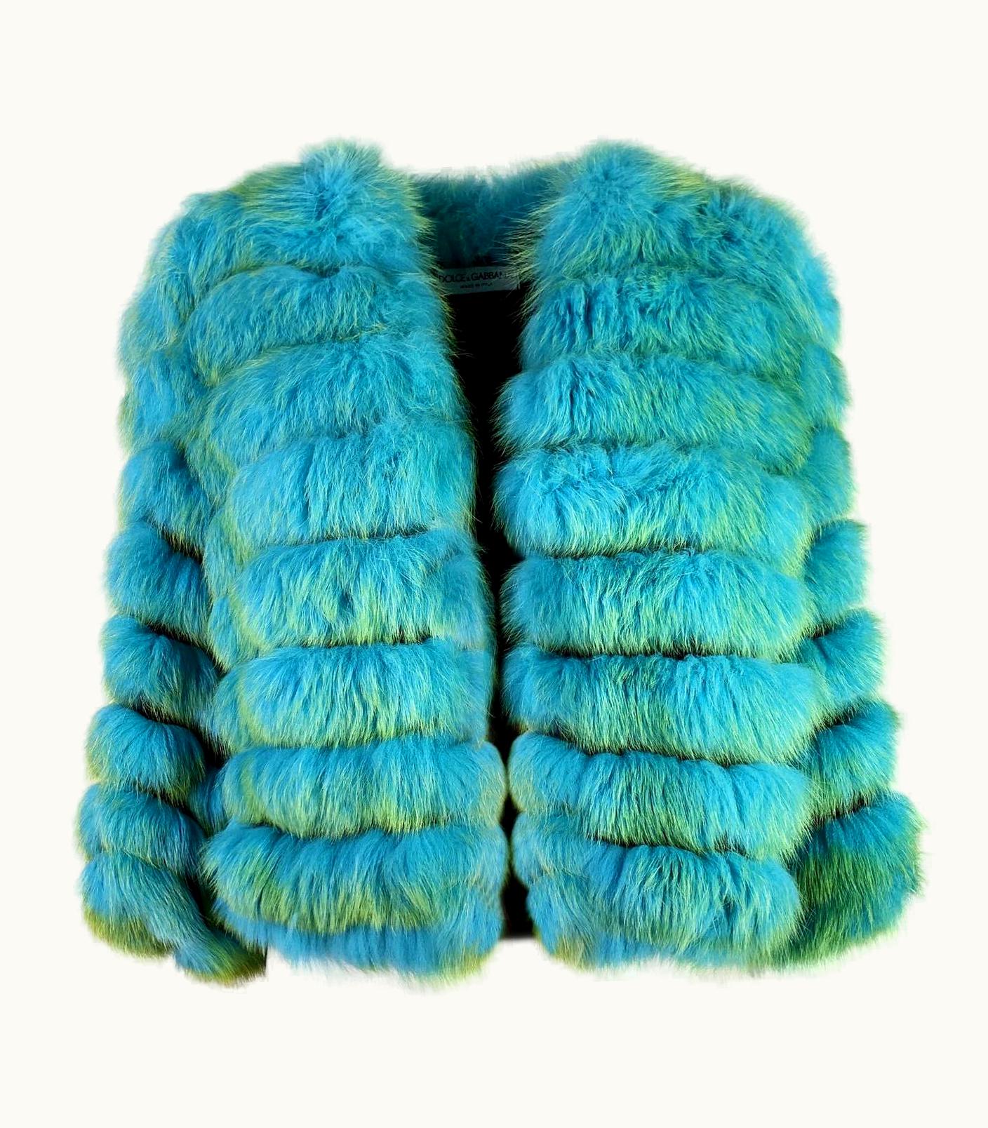 Dolce & Gabbana Dolce & Gabbana Fall 1999 Fox Fur Jacket